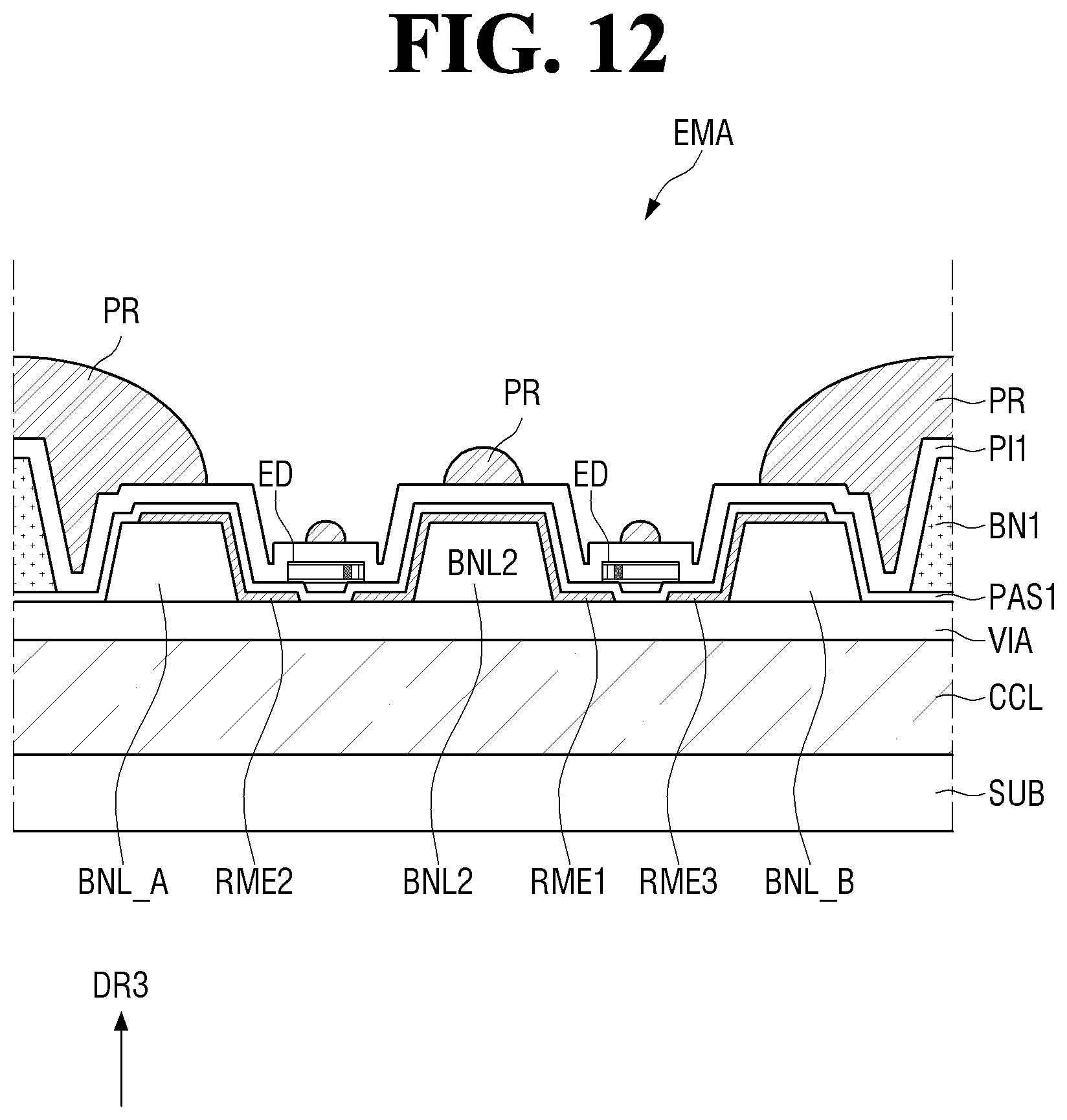 Patent US11785809 Figure 12 – Display device