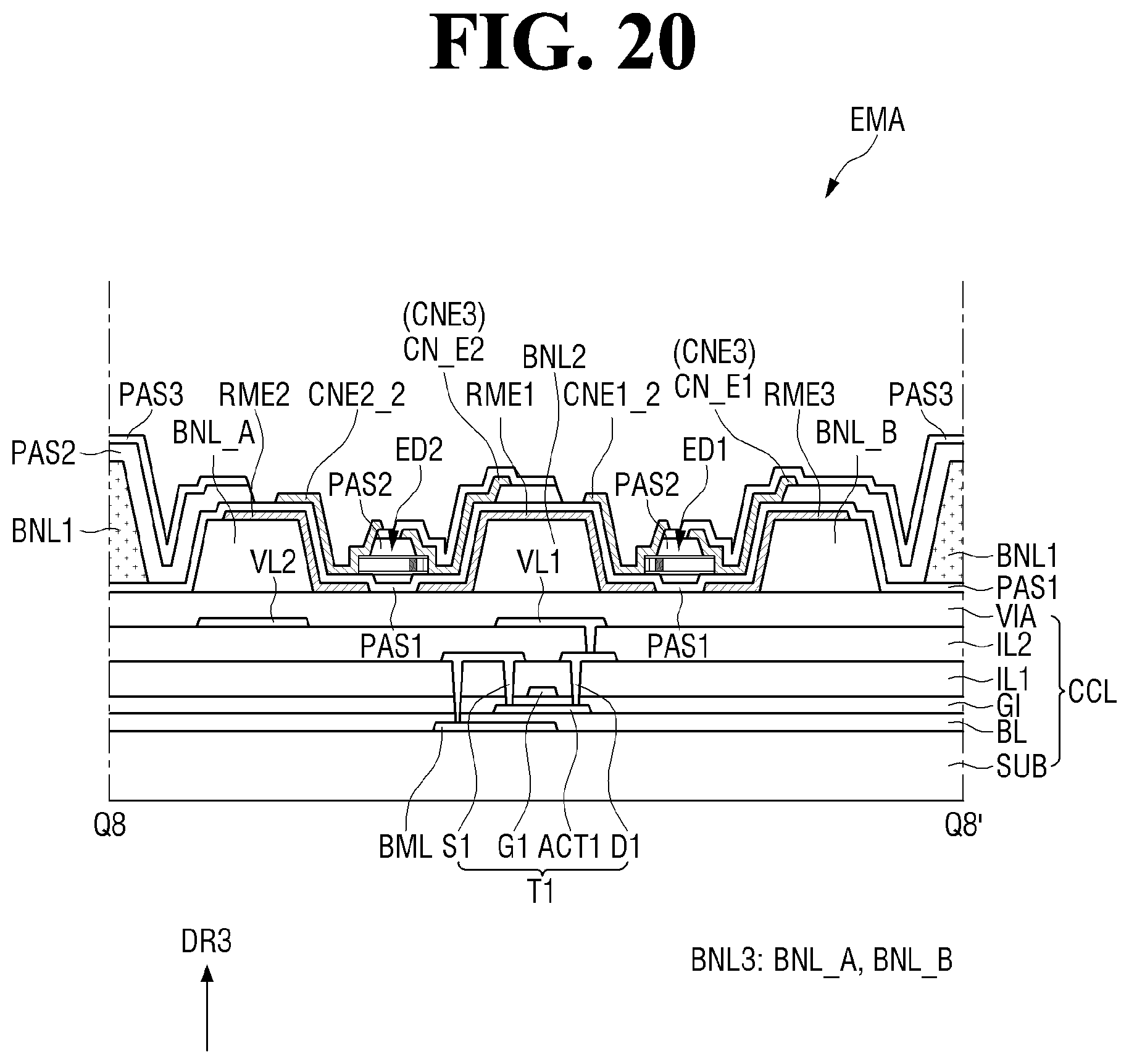 Patent US11785809 Figure 20 – Display device