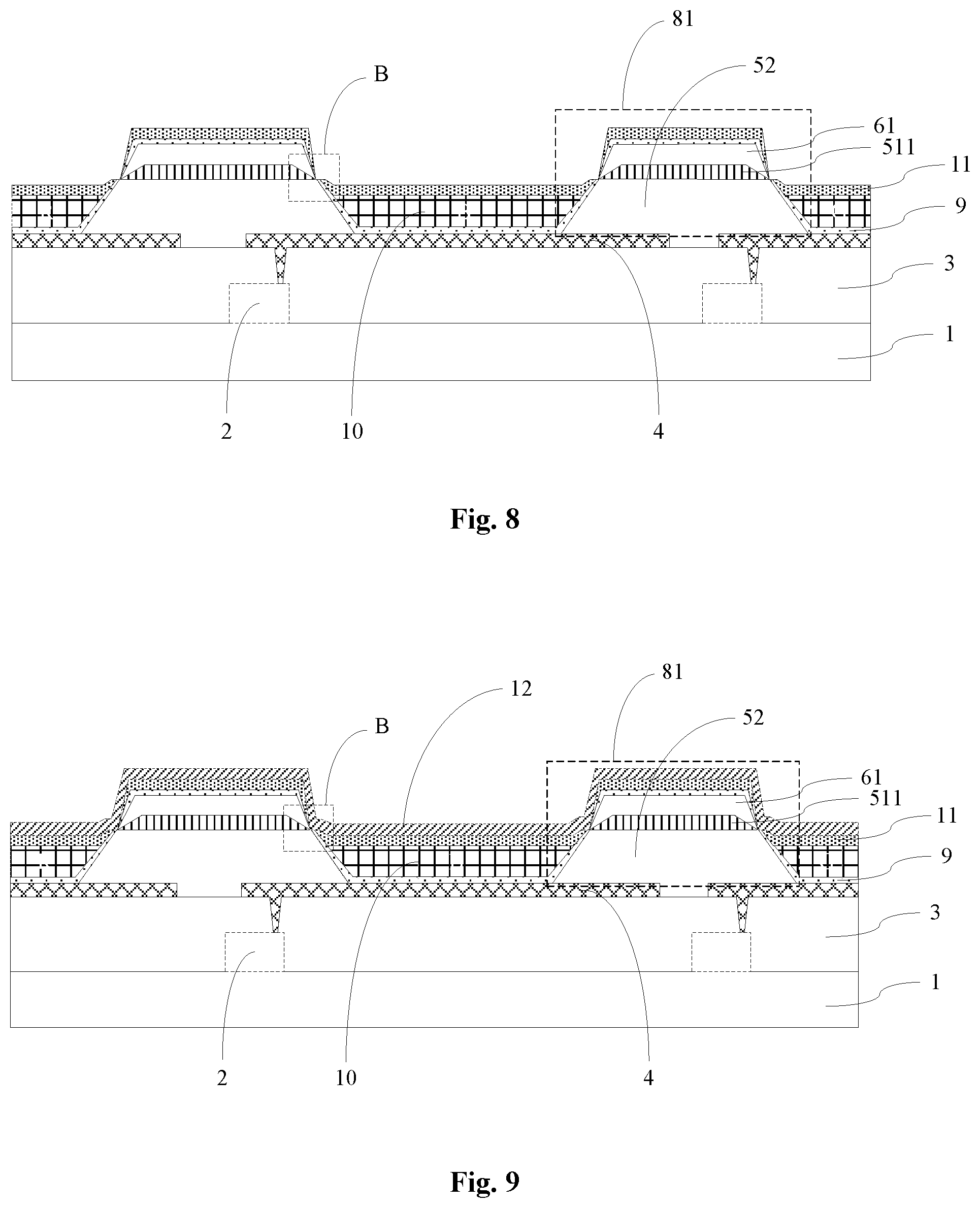Patent US11785810 Figure 4 – Display substrate, manufacturing method thereof, and display device