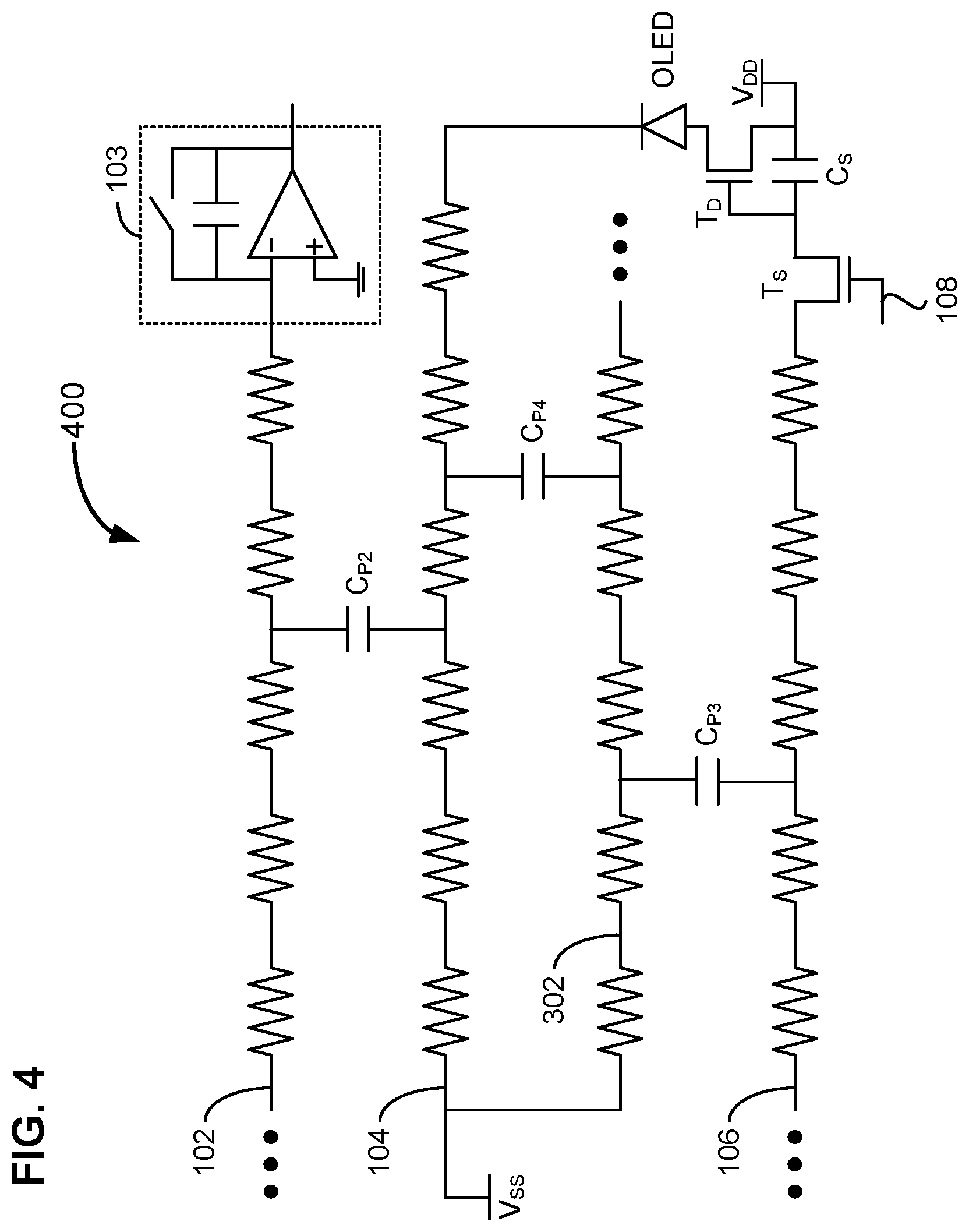 Patent US11785813 Figure 4 – Touch-sensitive display with shielding layer
