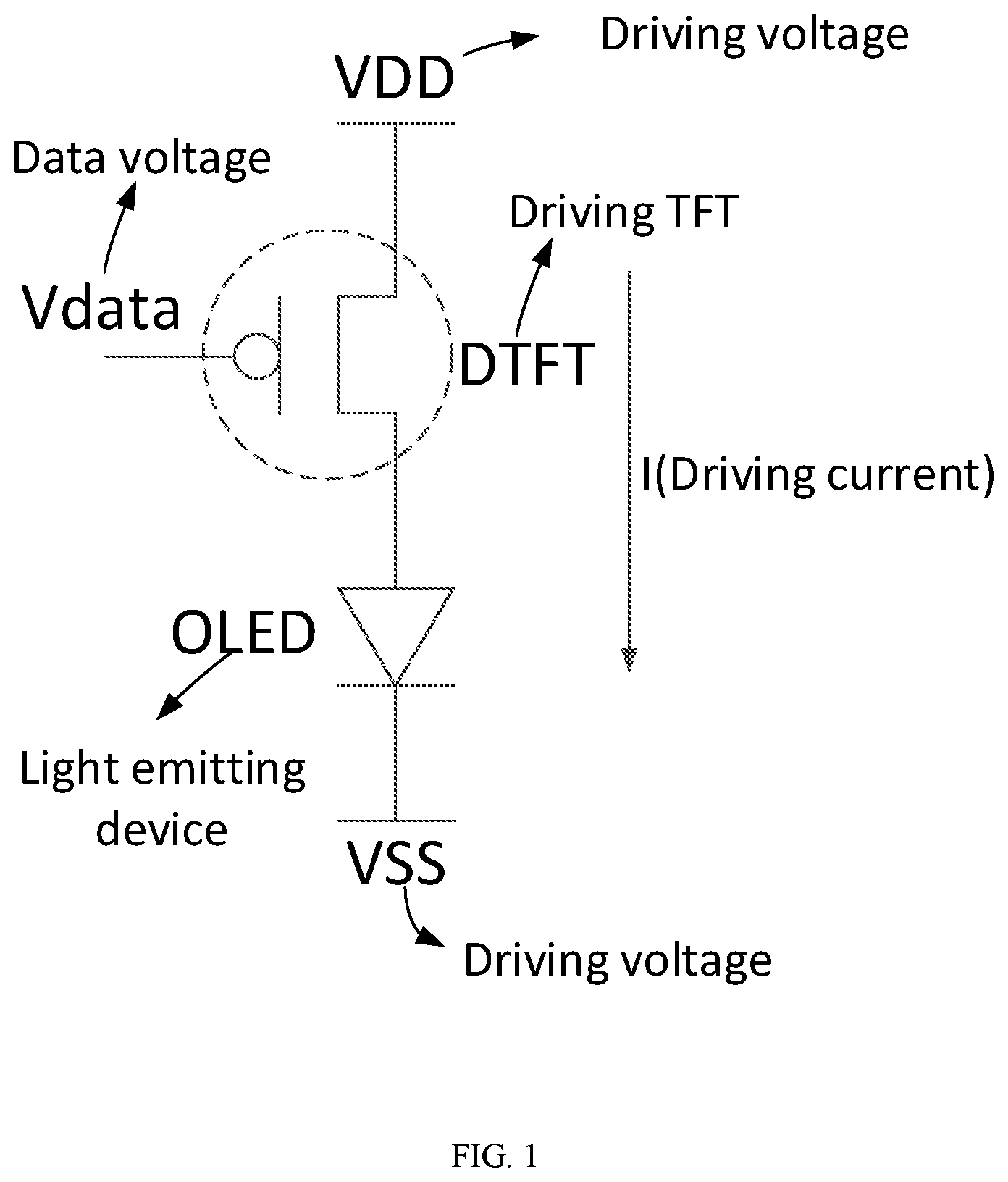 Patent US11785814 Figure 1 – Display panel and display device