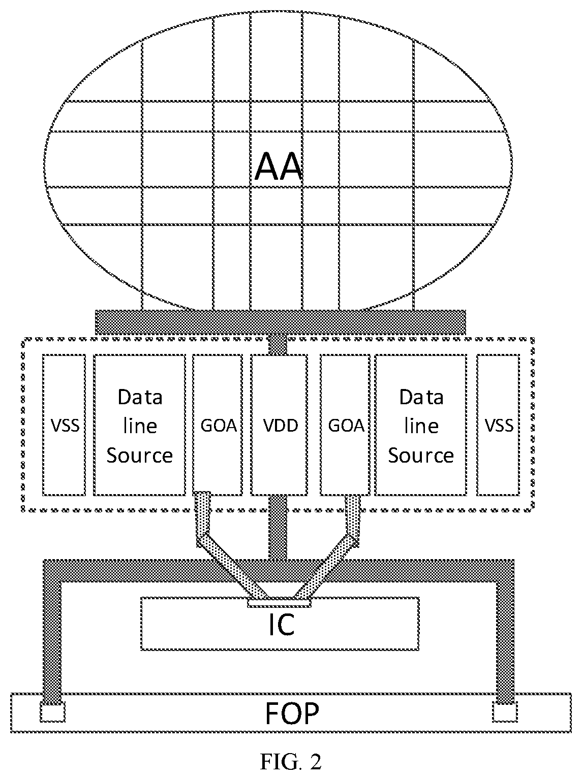 Patent US11785814 Figure 2 – Display panel and display device