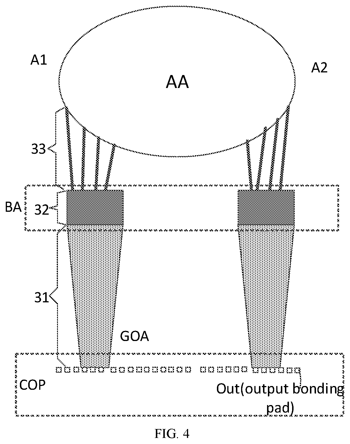 Patent US11785814 Figure 4 – Display panel and display device
