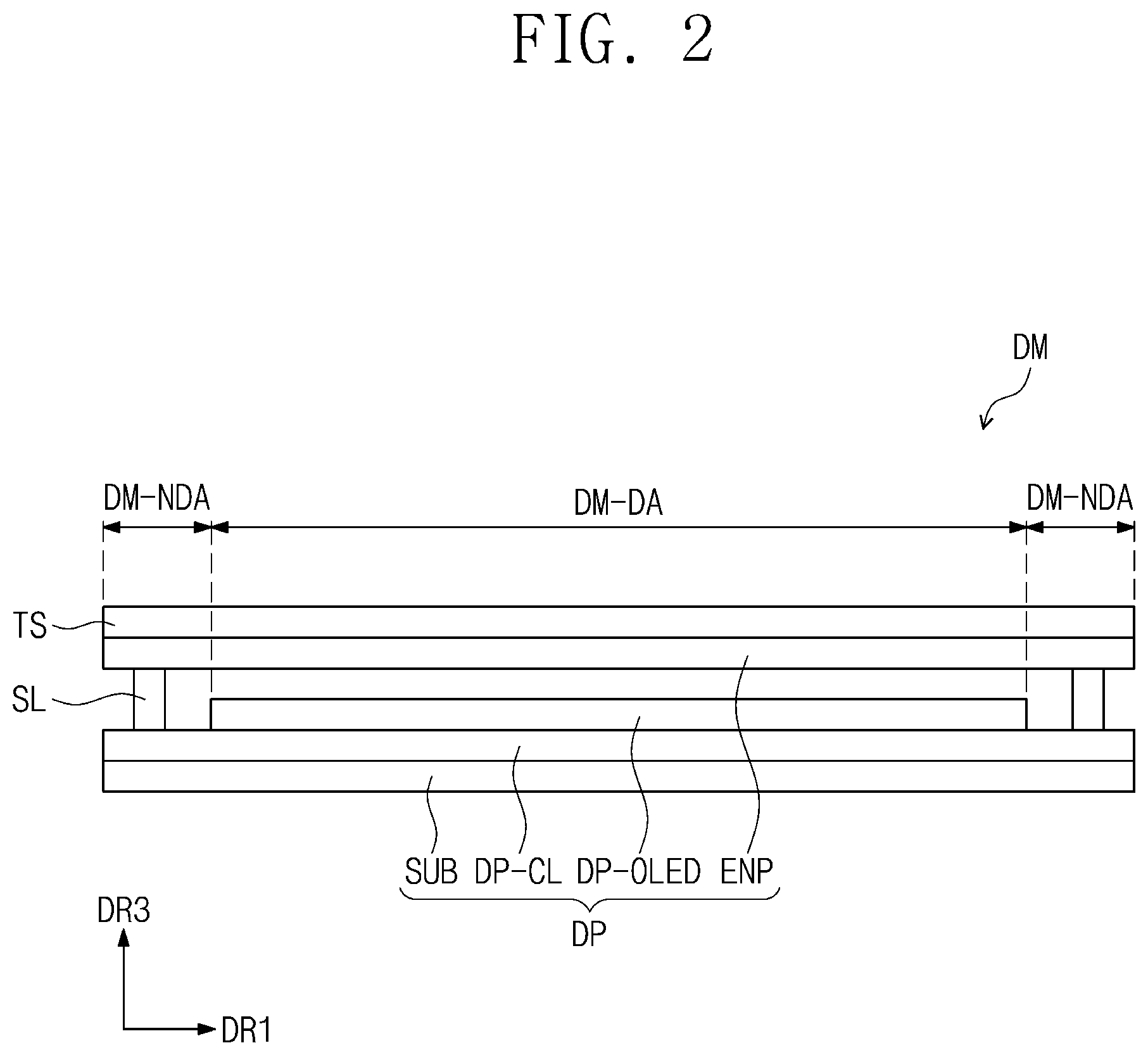 Patent US11785818 Figure 2 – Organic light emitting display apparatus
