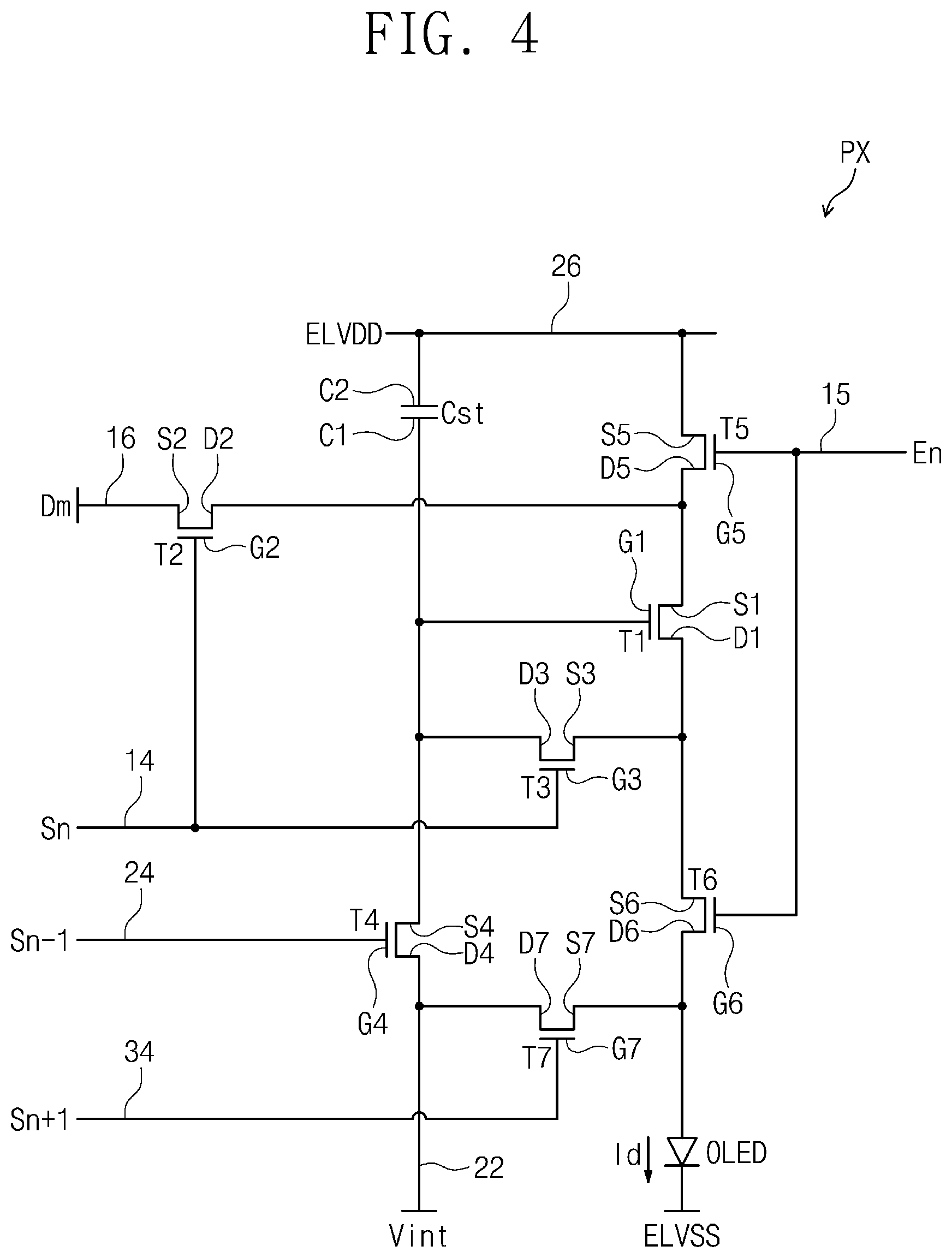Patent US11785818 Figure 4 – Organic light emitting display apparatus