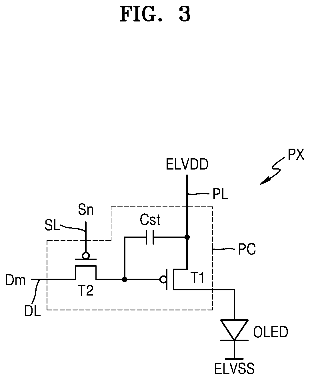 Patent US11785822 Figure 3 – Display apparatus including concave portion