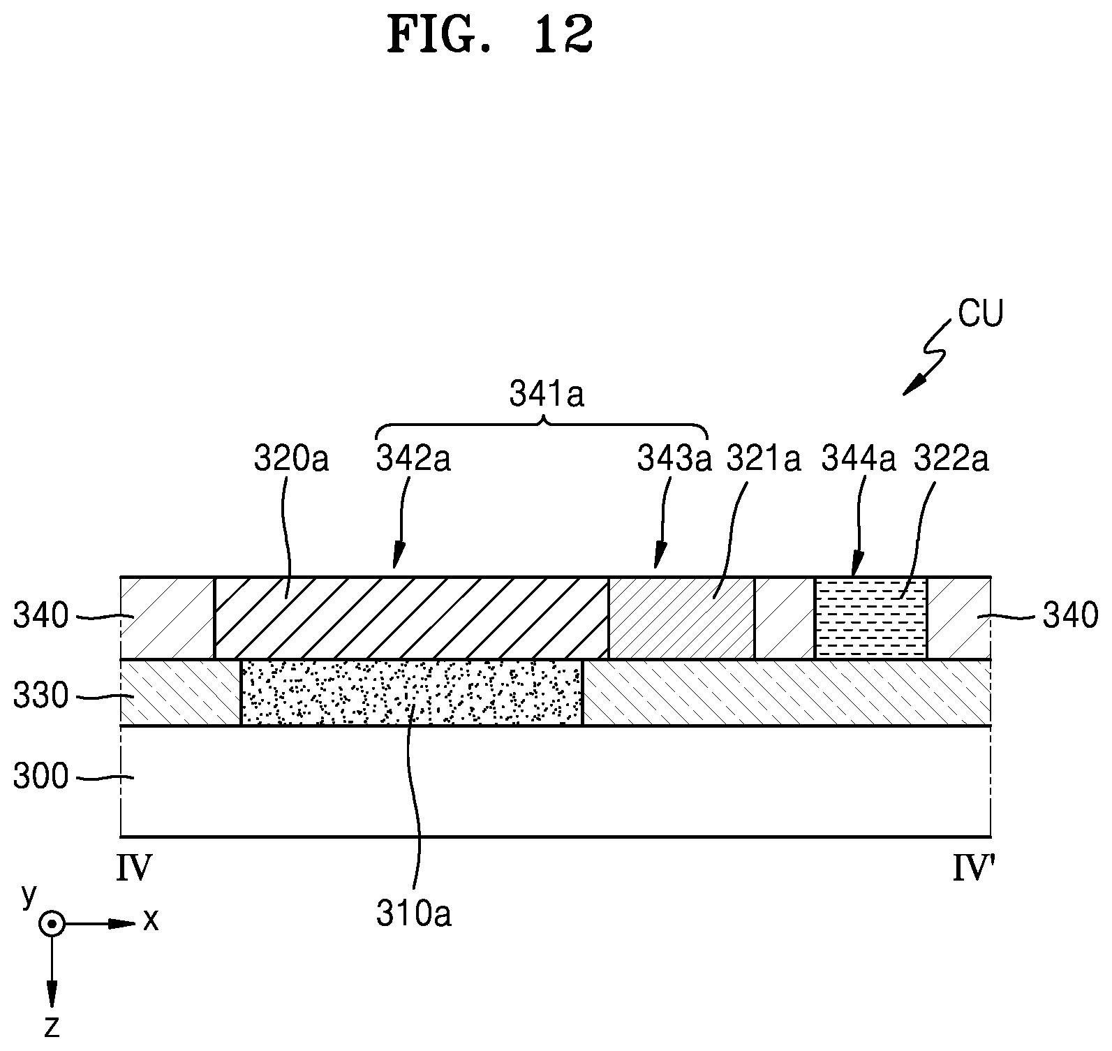 Patent US11785822 Figure 12 – Display apparatus including concave portion