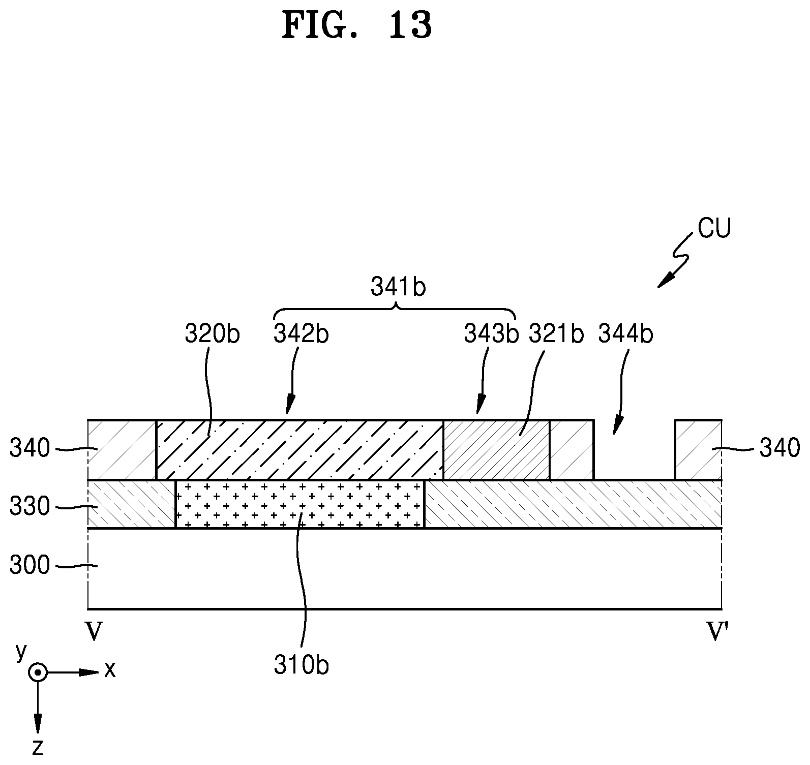 Patent US11785822 Figure 13 – Display apparatus including concave portion
