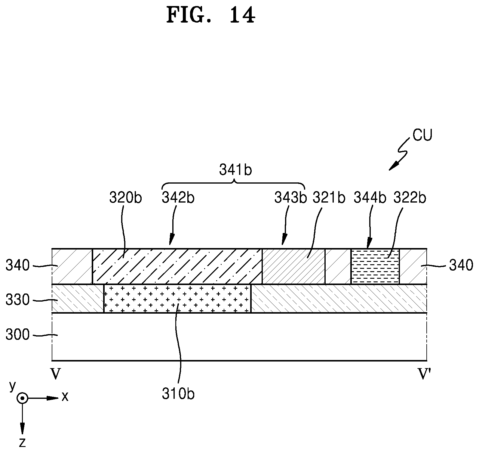 Patent US11785822 Figure 14 – Display apparatus including concave portion