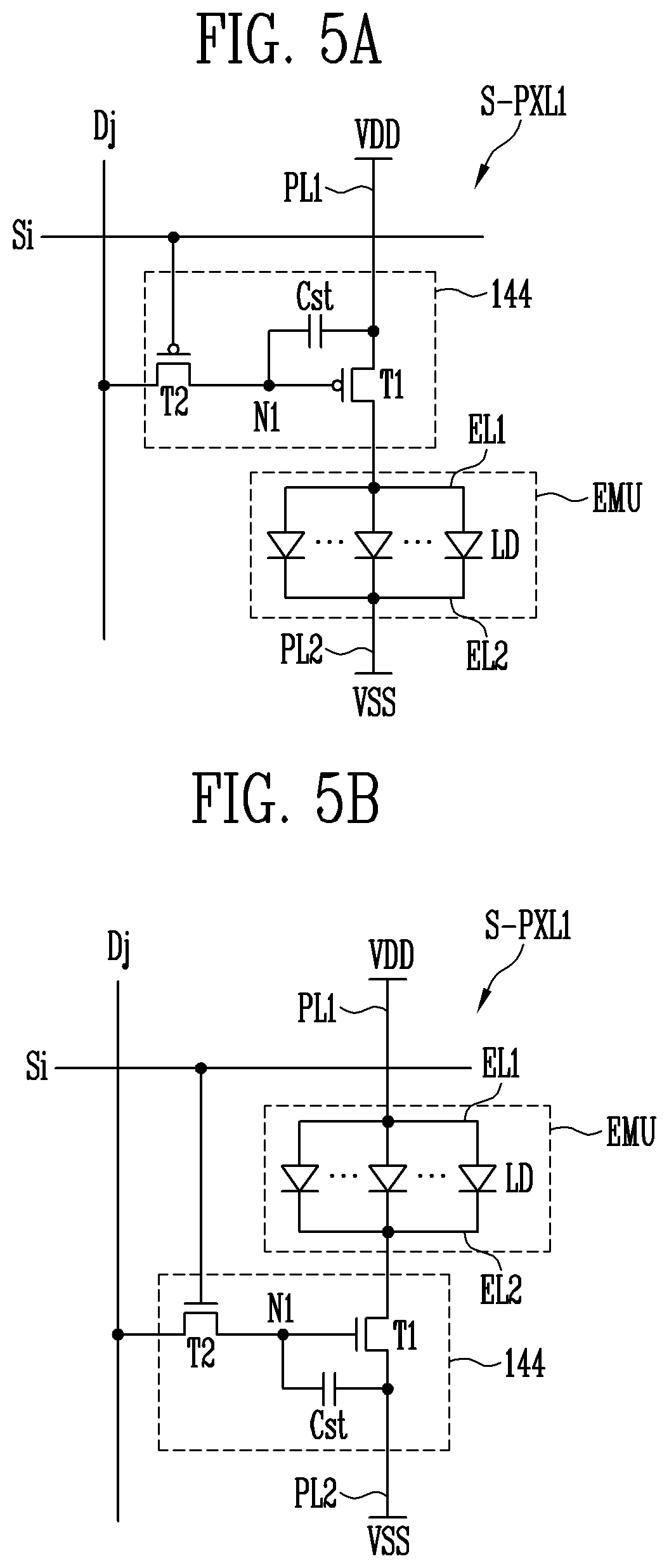 Patent US11785824 Figure 5 – Display device and manufacturing method thereof