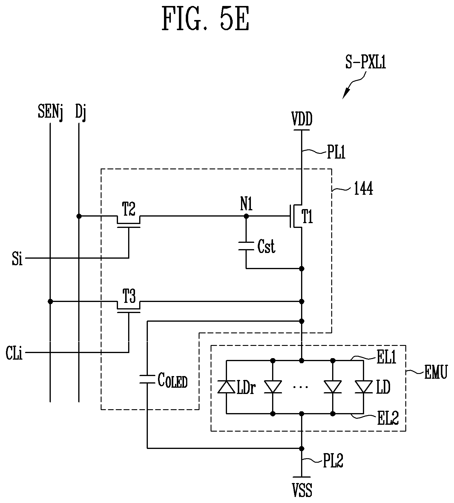 Patent US11785824 Figure 8 – Display device and manufacturing method thereof