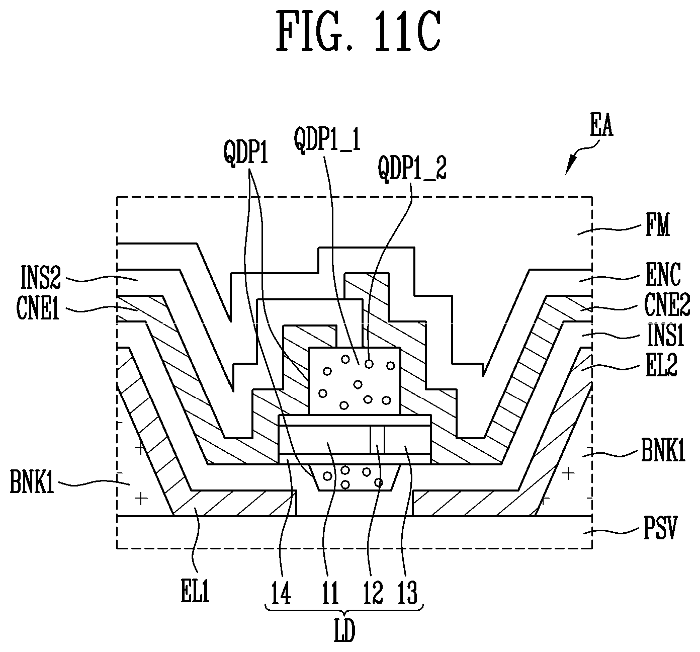 Patent US11785824 Figure 16 – Display device and manufacturing method thereof
