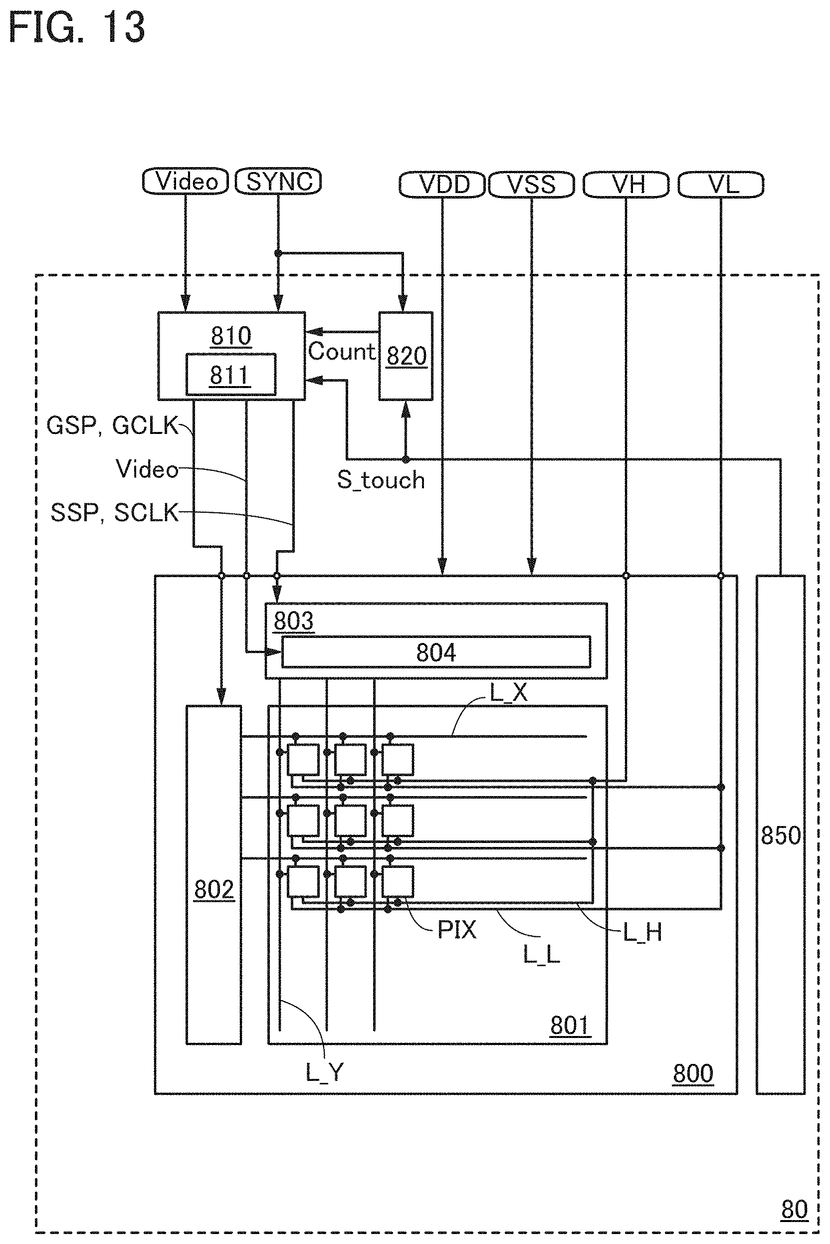 Patent US11785826 Figure 13 – Touch panel