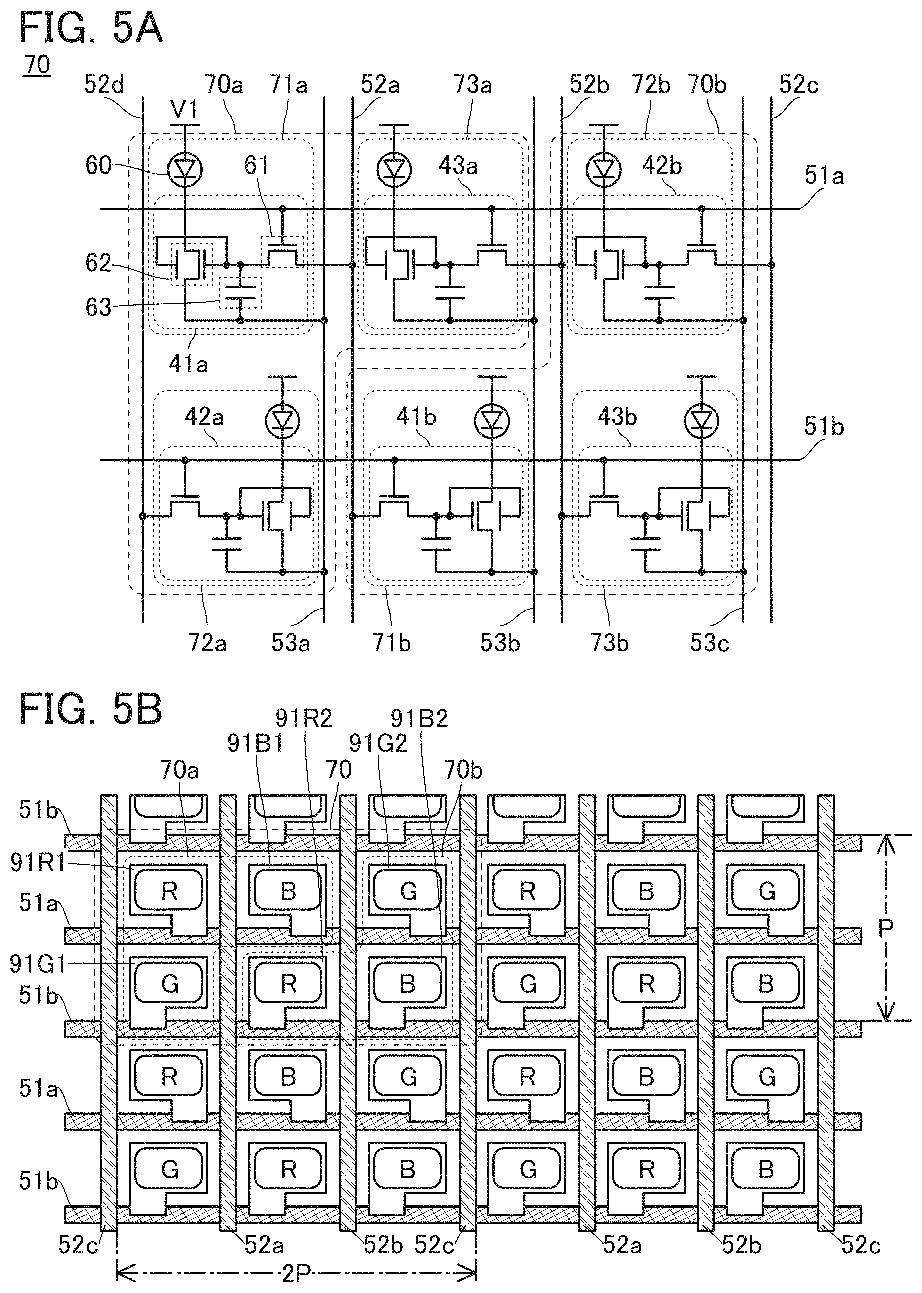 Patent US11785827 Figure 5 – Display device and driving method of display device