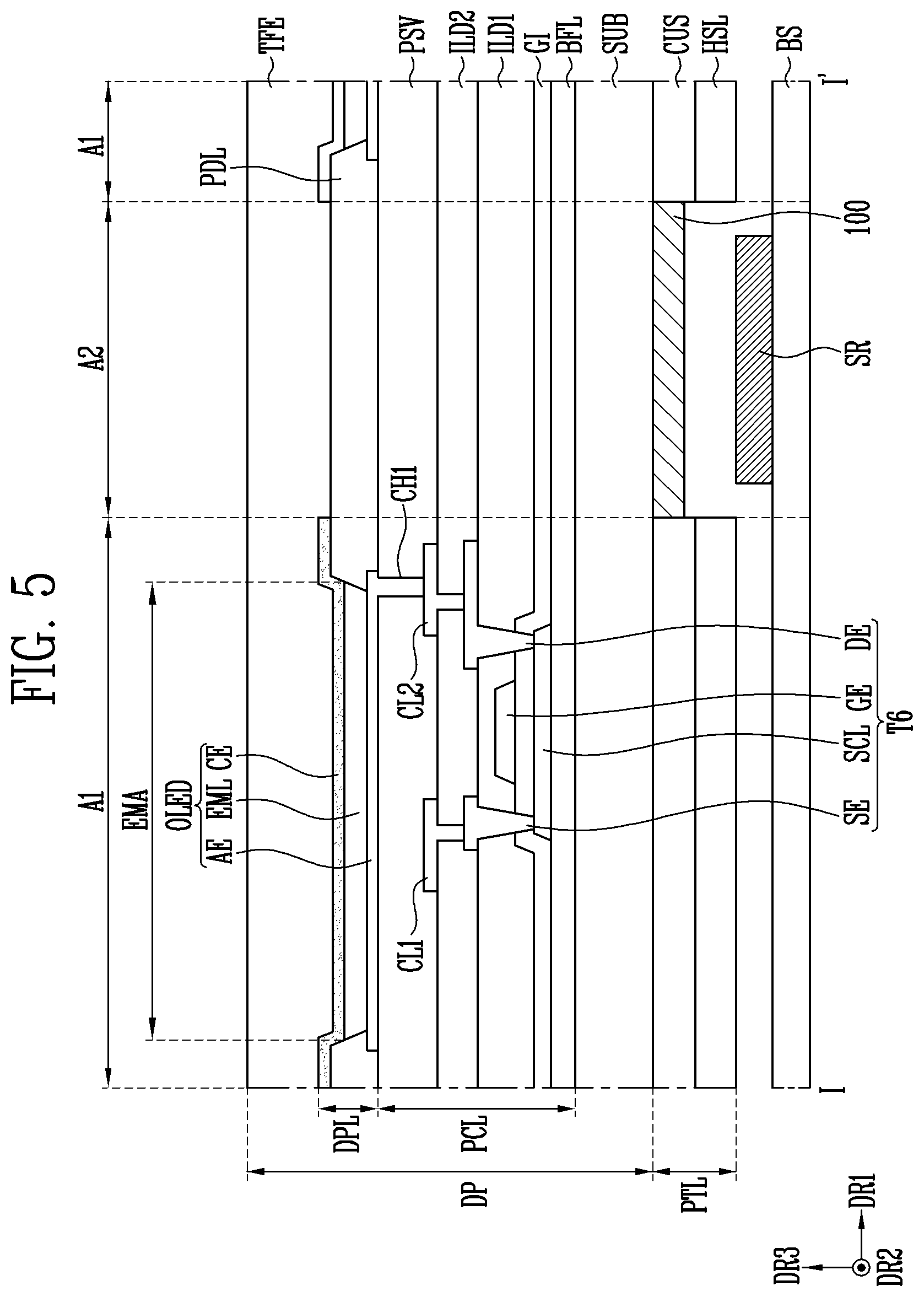 Patent US11785828 Figure 5 – Display device