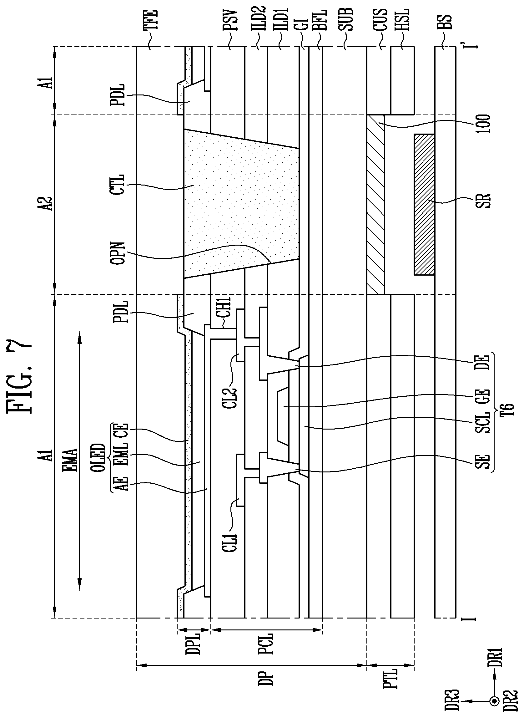 Patent US11785828 Figure 7 – Display device