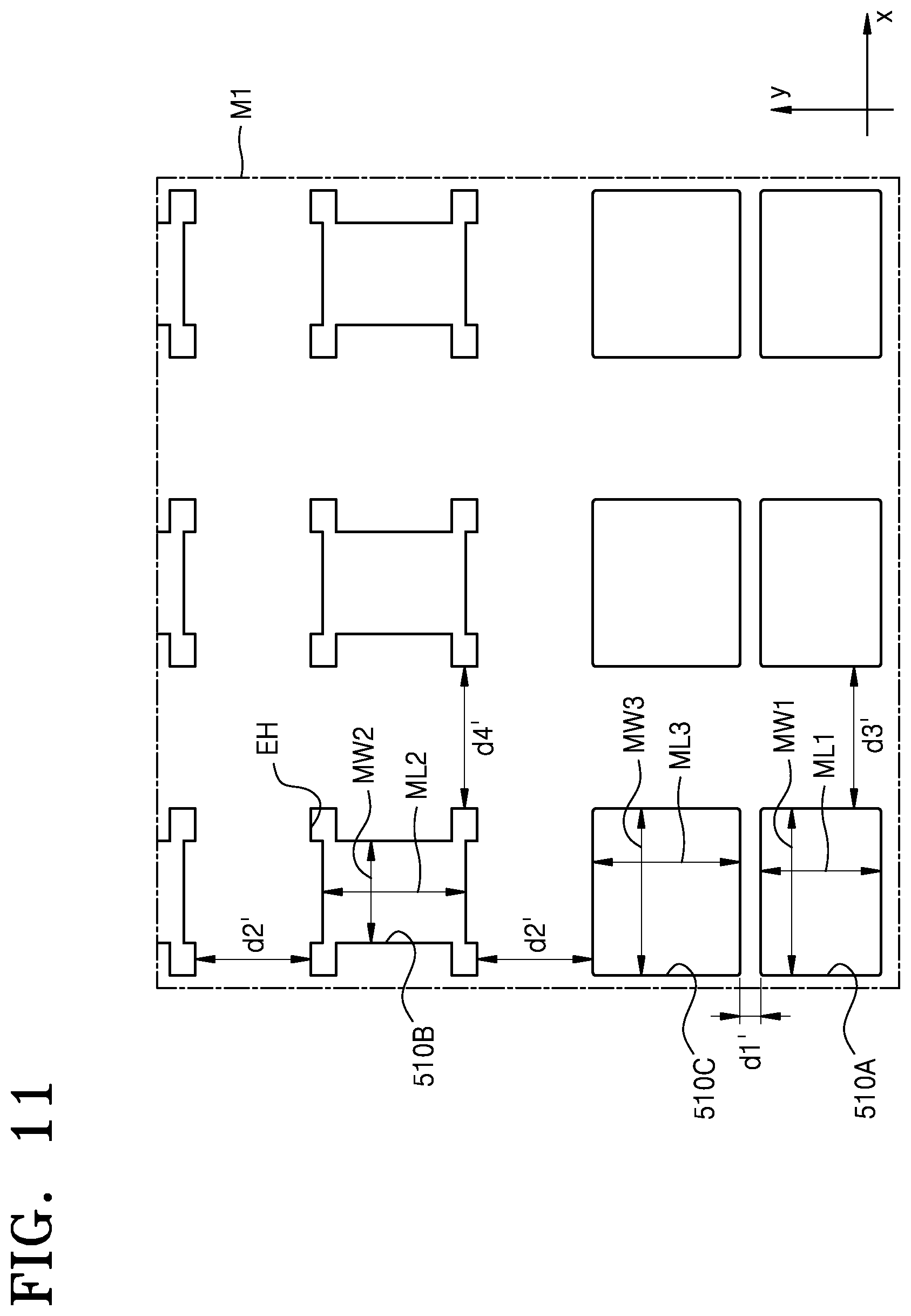 Patent US11785829 Figure 12 – Display apparatus and method of manufacturing the same, the method including depositing different electrode portions by moving a mask