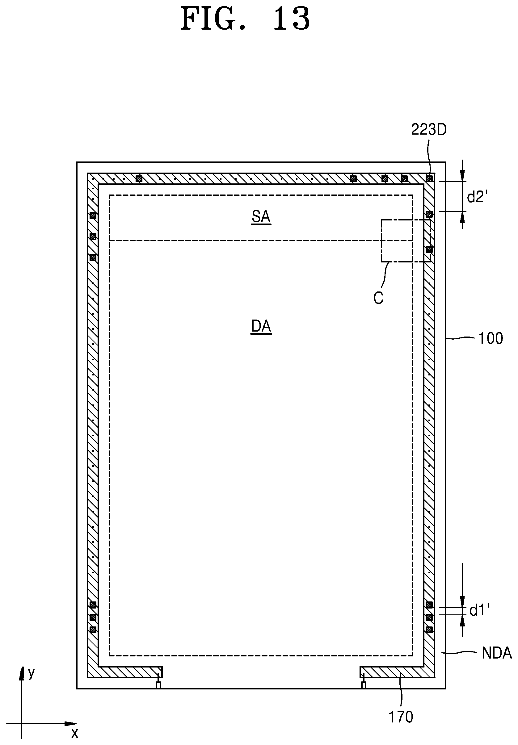 Patent US11785829 Figure 15 – Display apparatus and method of manufacturing the same, the method including depositing different electrode portions by moving a mask