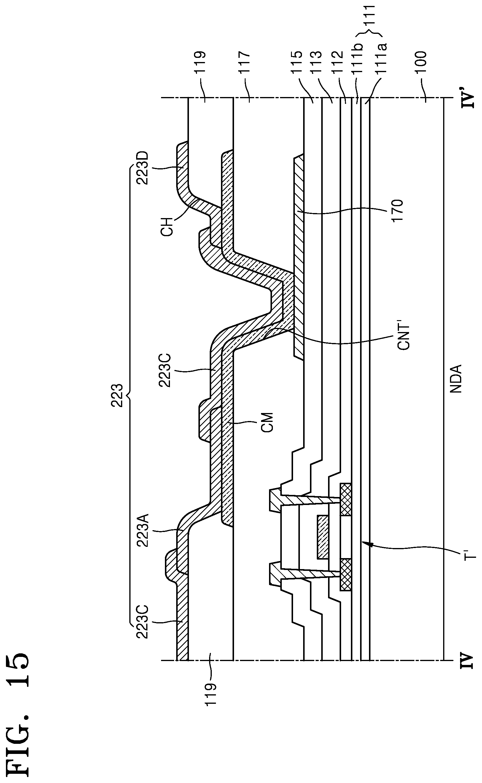 Patent US11785829 Figure 17 – Display apparatus and method of manufacturing the same, the method including depositing different electrode portions by moving a mask