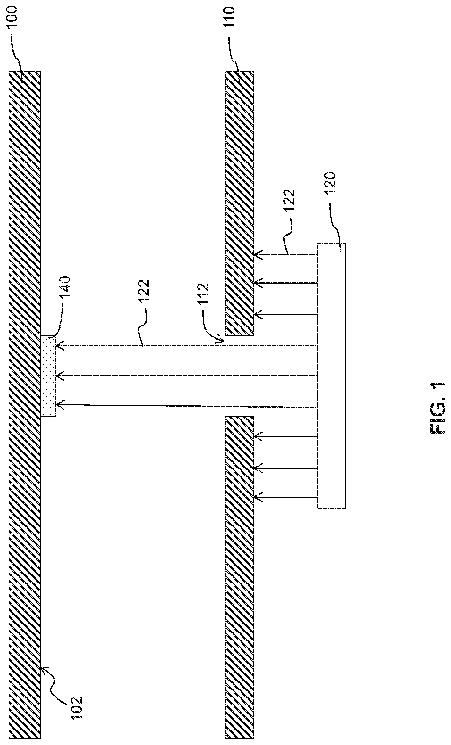 Patent US11785831 Figure 1 – Method for patterning a coating on a surface and device including a patterned coating