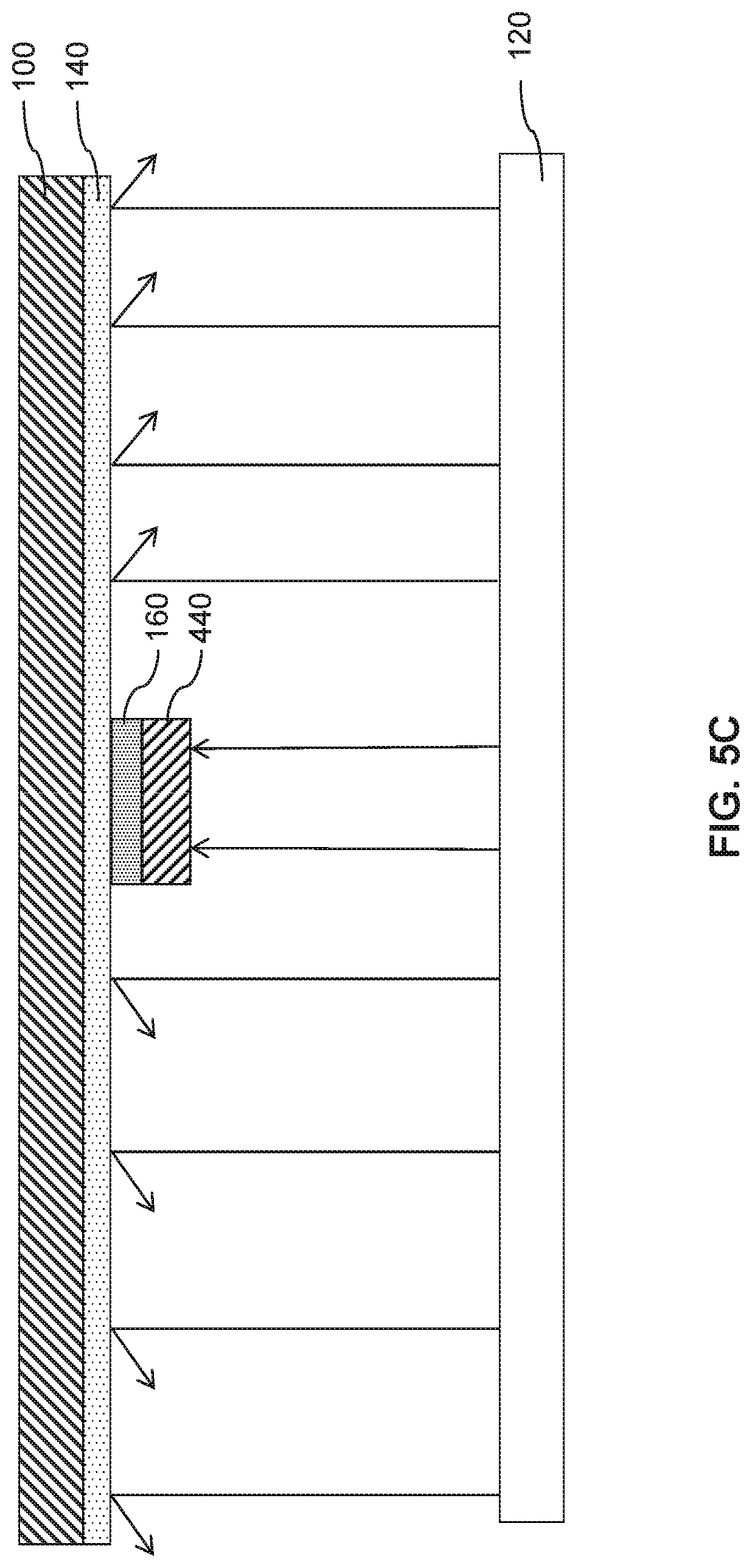 Patent US11785831 Figure 8 – Method for patterning a coating on a surface and device including a patterned coating