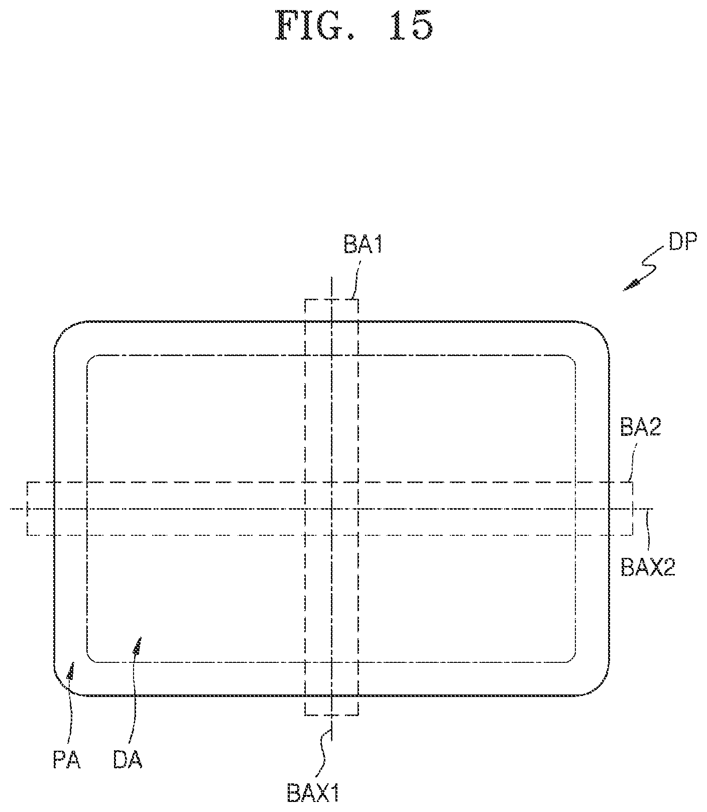 Patent US11785833 Figure 14 – Display apparatus including an anti-crack projection