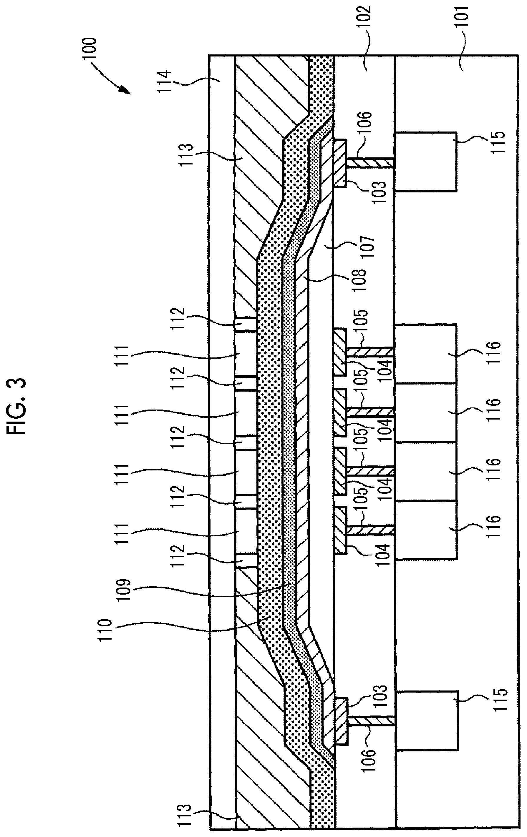 Patent US11785843 Figure 3 – Photoelectric conversion element, optical sensor, and imaging element