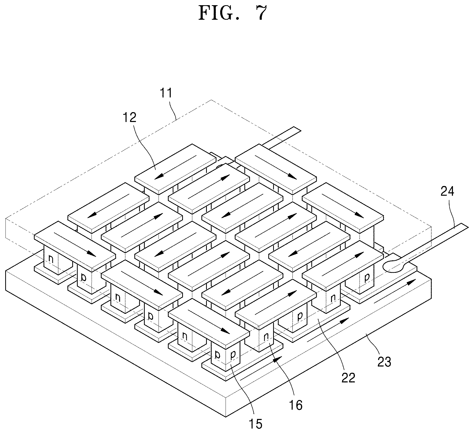 Patent US11785851 Figure 5 – Thermoelectric composite, and thermoelectric element and device including the same