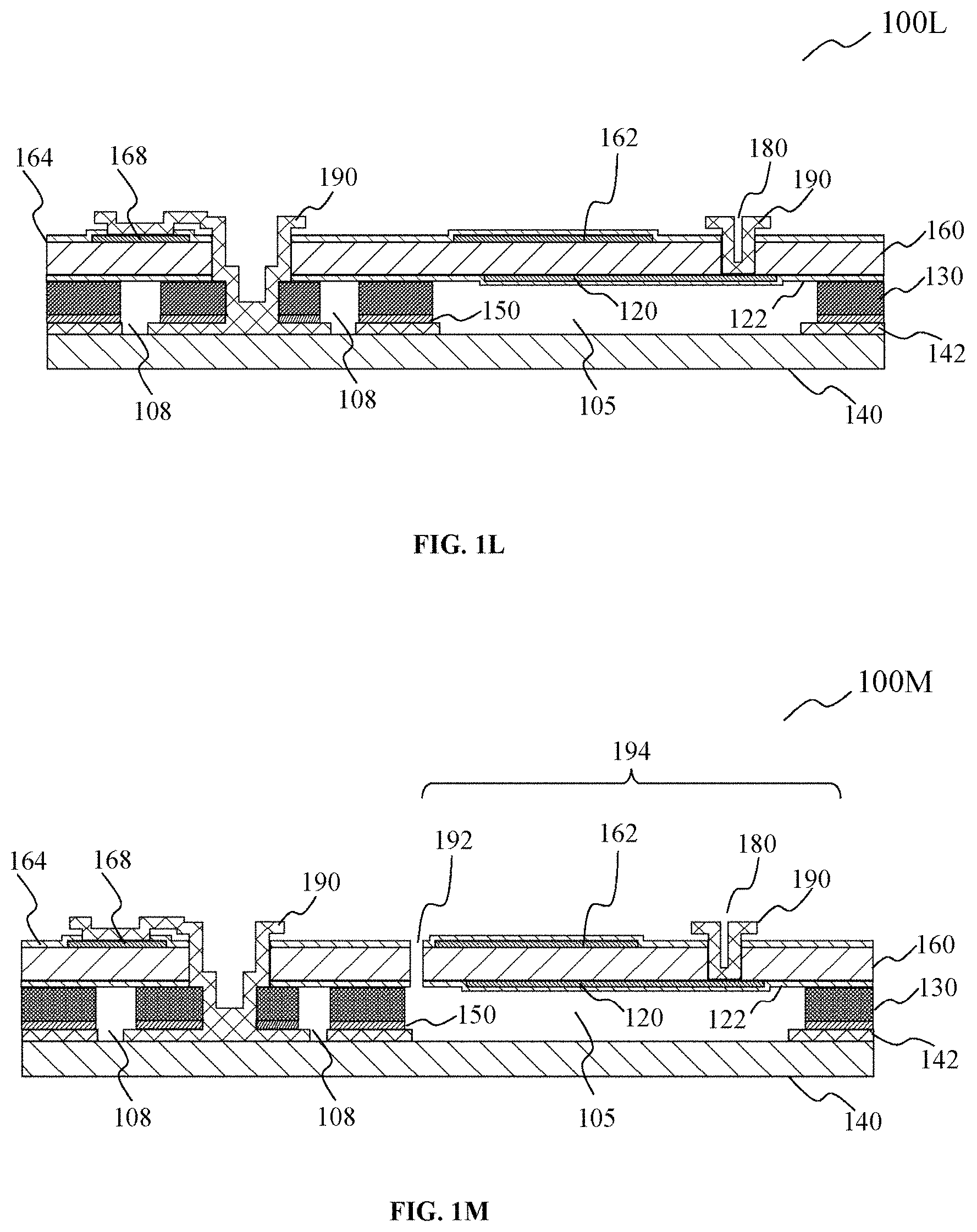 Patent US11785852 Figure 5 – Microphone device with single crystal piezoelectric film and method of forming the same