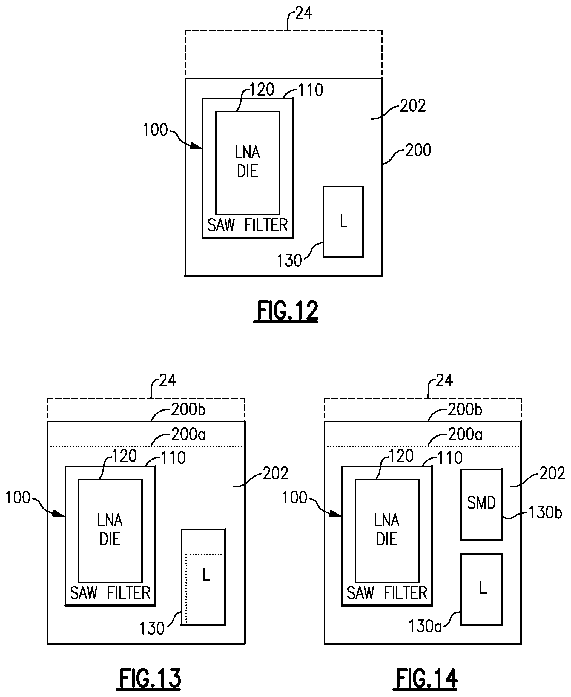 Patent US11785853 Figure 6 – Stack assembly for radio-frequency applications