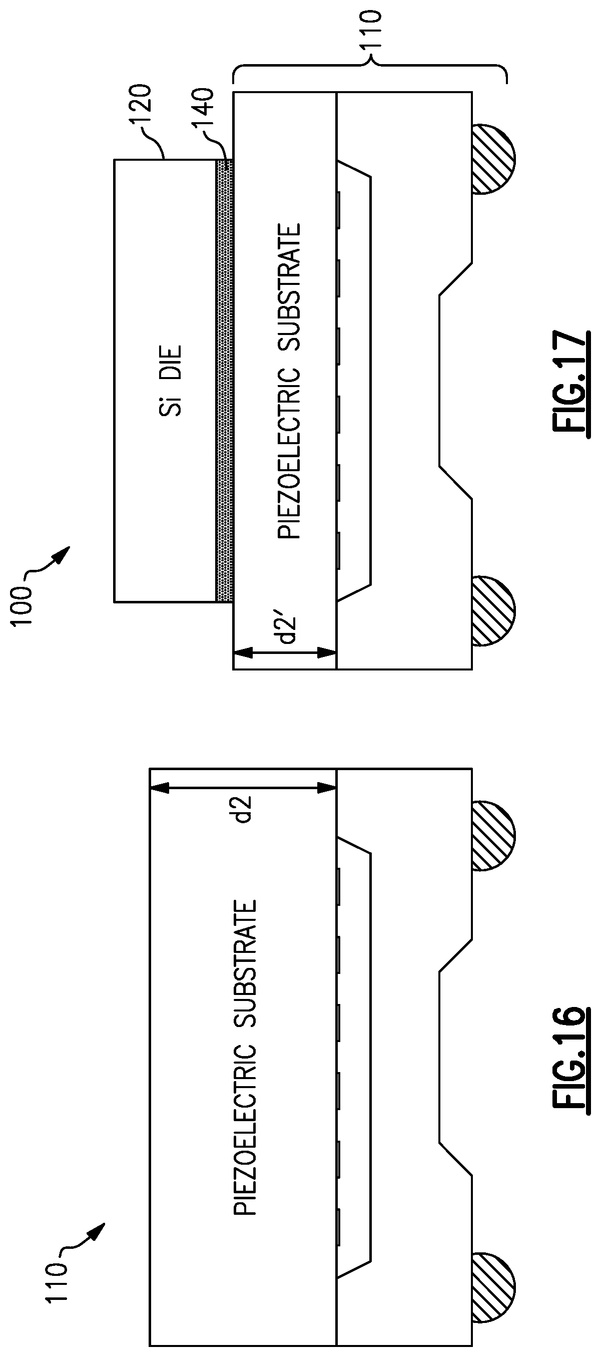 Patent US11785853 Figure 8 – Stack assembly for radio-frequency applications