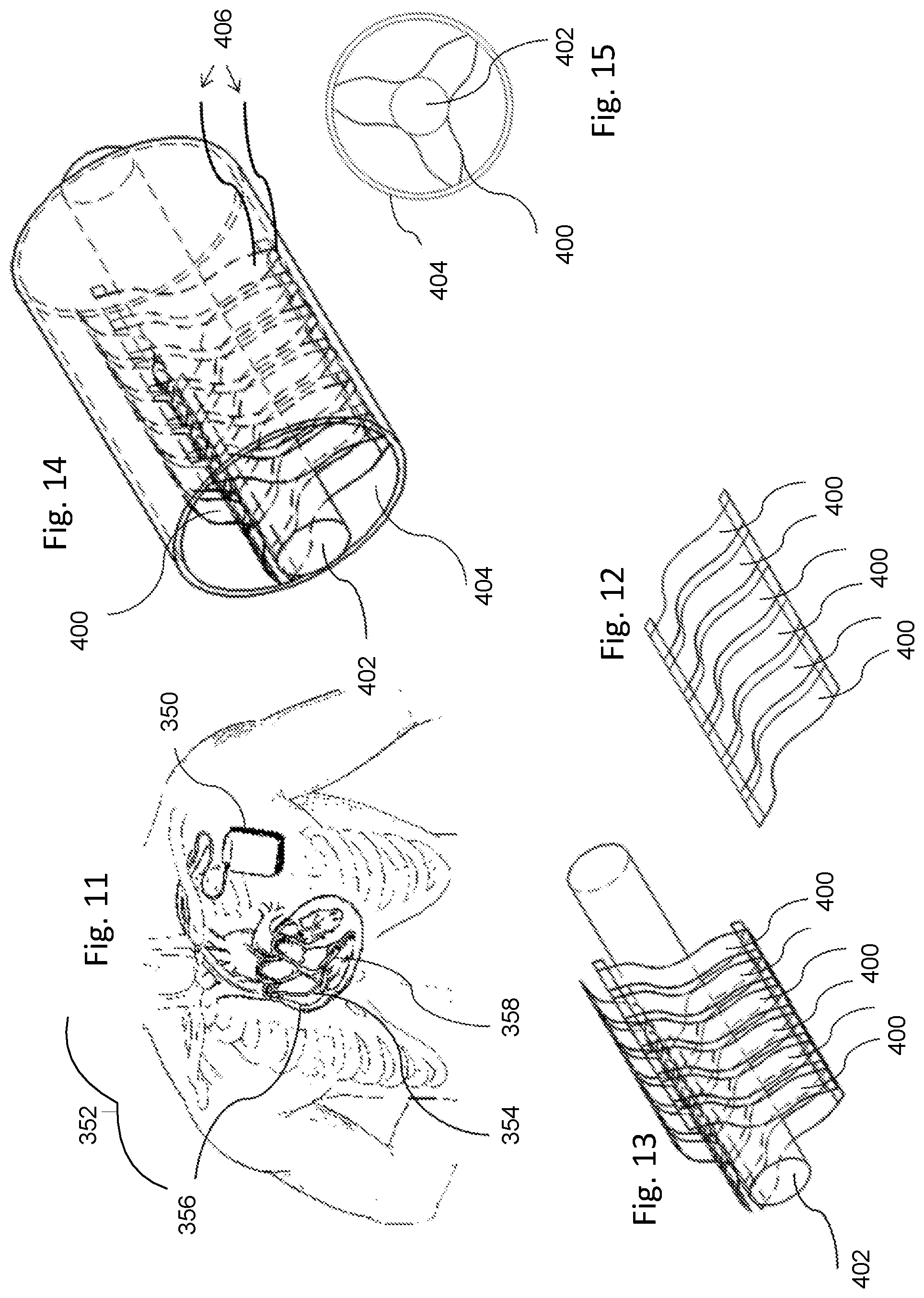 Patent US11785856 Figure 4 – Method and apparatus for energy harvesting using polymeric piezoelectric structures