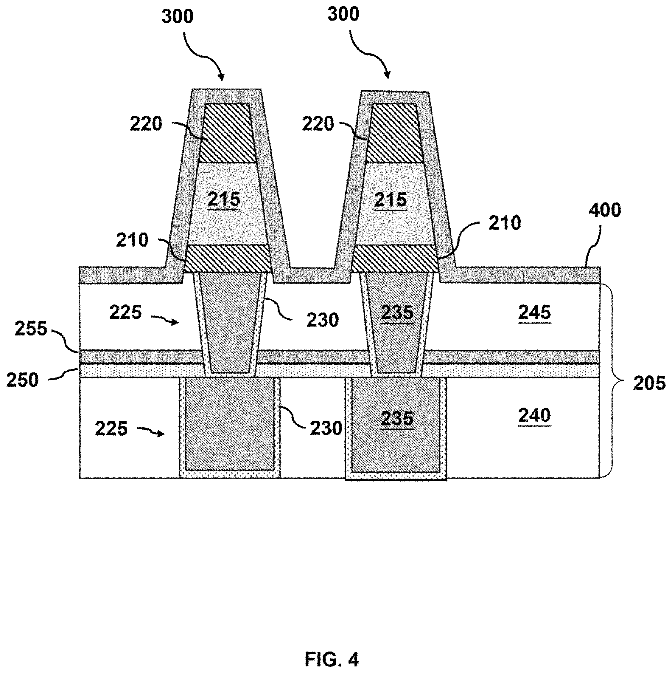 Patent US11785858 Figure 4 – Methods for forming a spacer stack for magnetic tunnel junctions