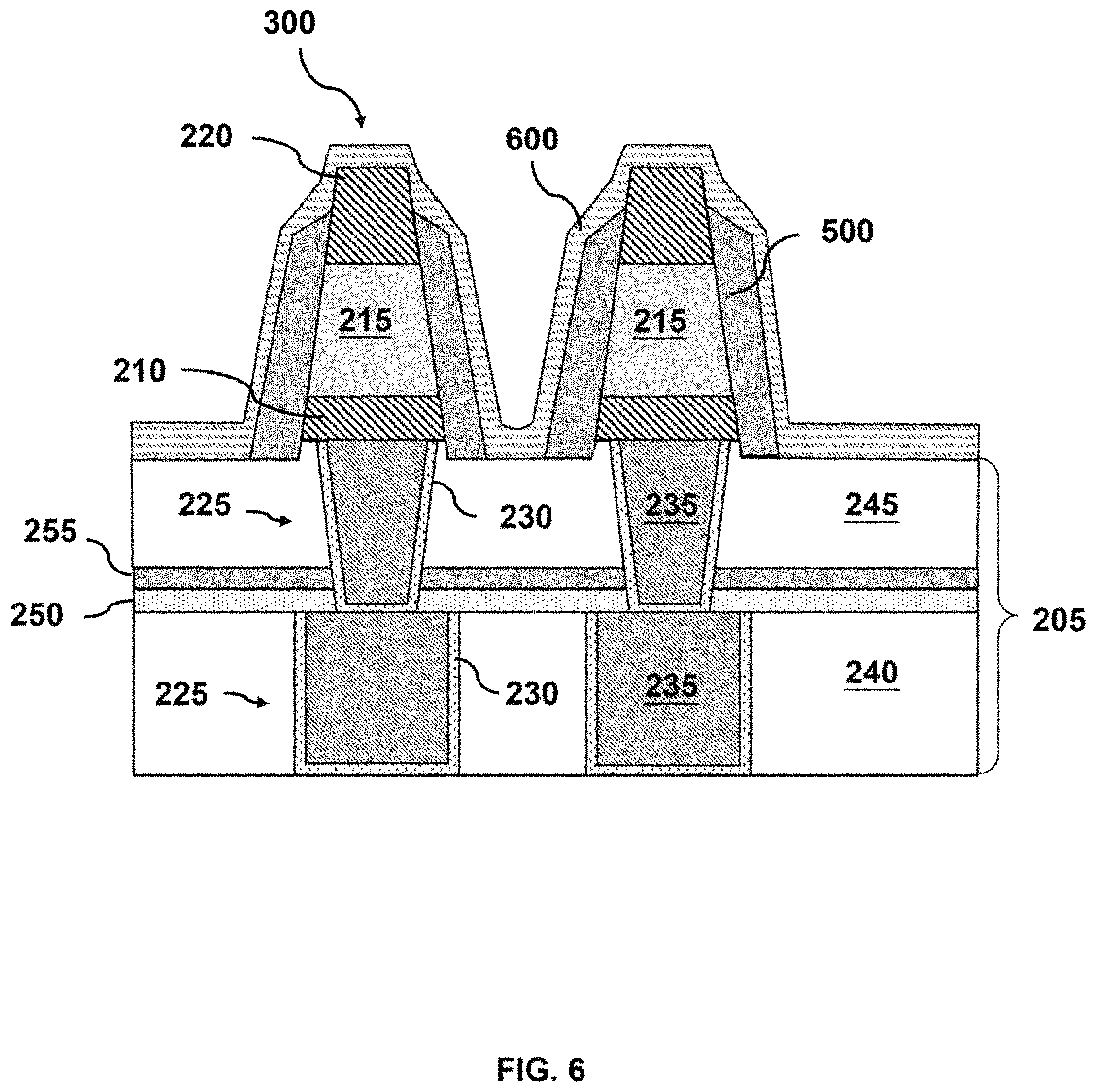 Patent US11785858 Figure 6 – Methods for forming a spacer stack for magnetic tunnel junctions