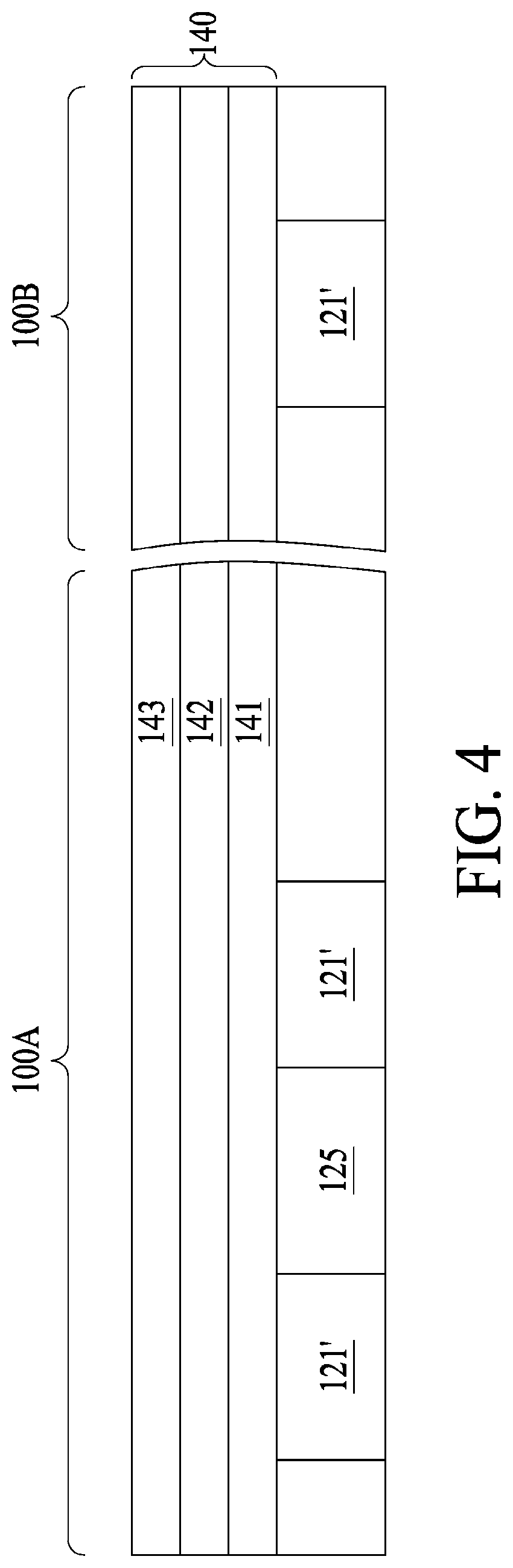 Patent US11785861 Figure 4 – Semiconductor structure and method of manufacturing the same