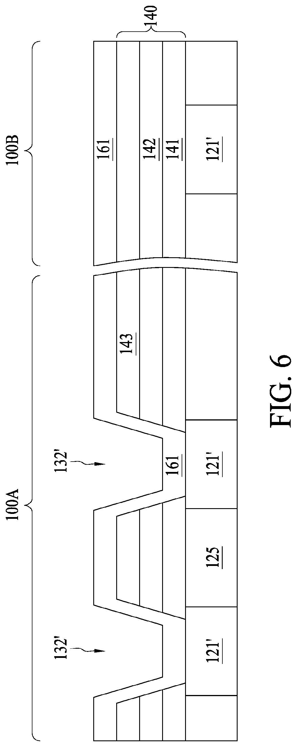 Patent US11785861 Figure 6 – Semiconductor structure and method of manufacturing the same