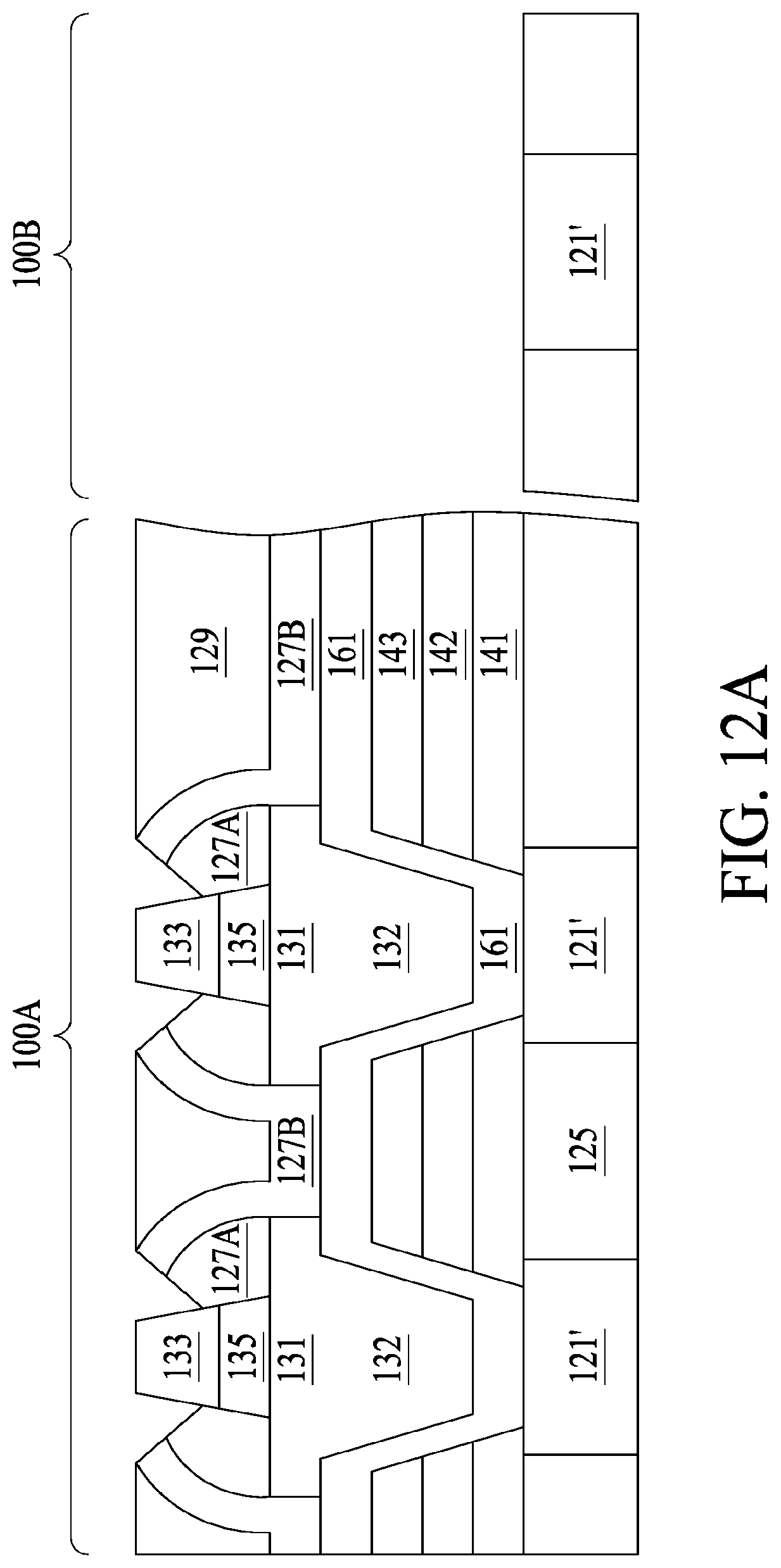 Patent US11785861 Figure 12 – Semiconductor structure and method of manufacturing the same