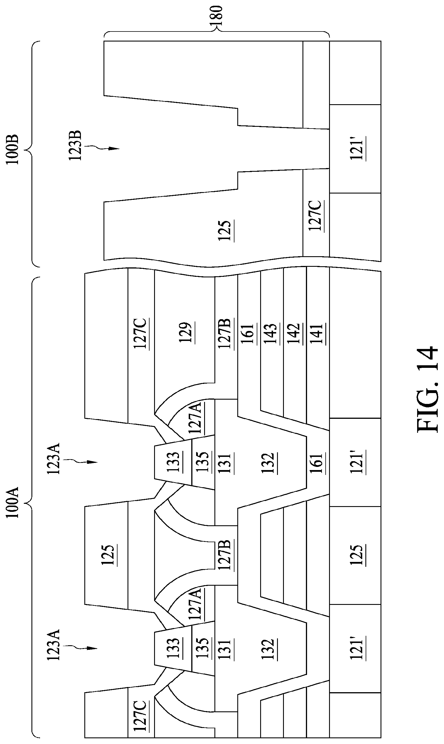 Patent US11785861 Figure 16 – Semiconductor structure and method of manufacturing the same