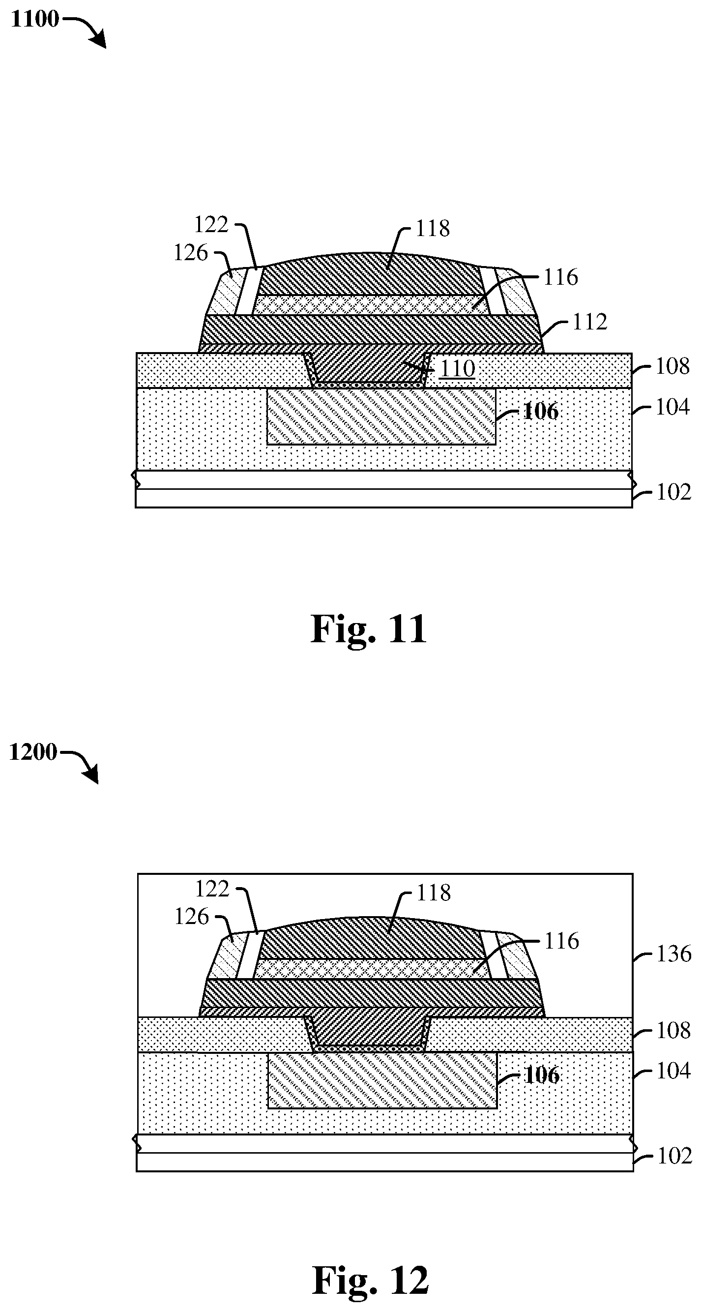 Patent US11785862 Figure 7 – Via landing enhancement for memory device