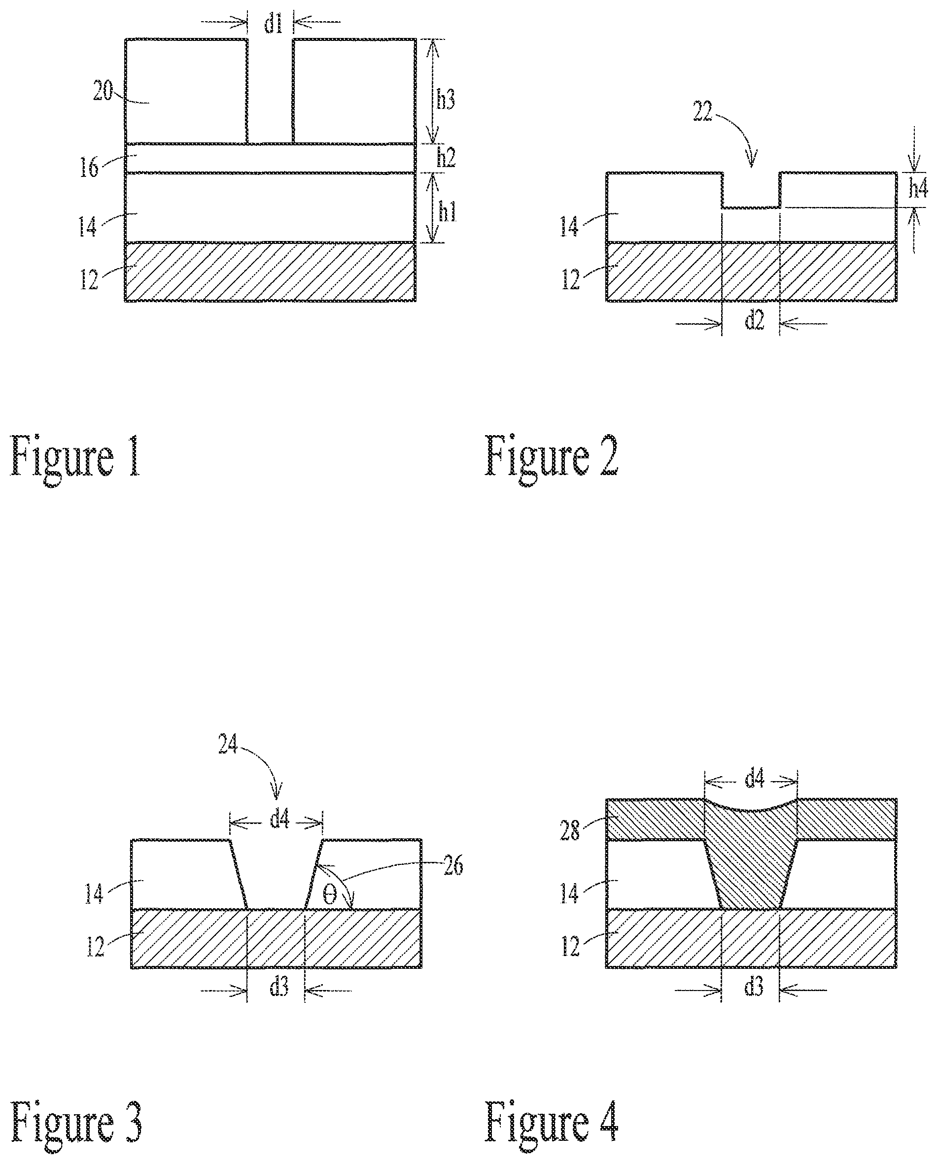 Patent US11785863 Figure 1 – Under-cut via electrode for sub 60nm etchless MRAM devices by decoupling the via etch process