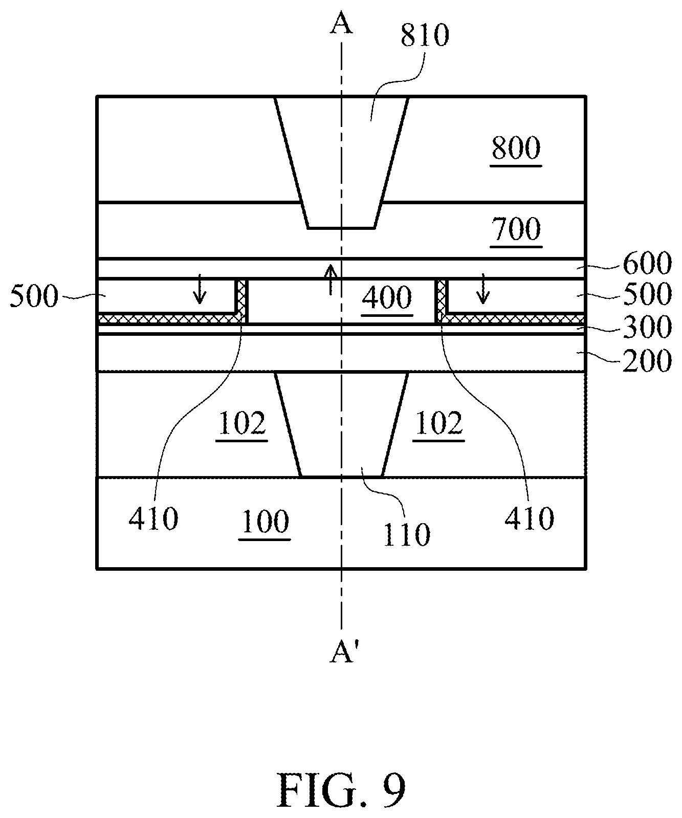 Patent US11785868 Figure 5 – Semiconductor structure and method of forming the same