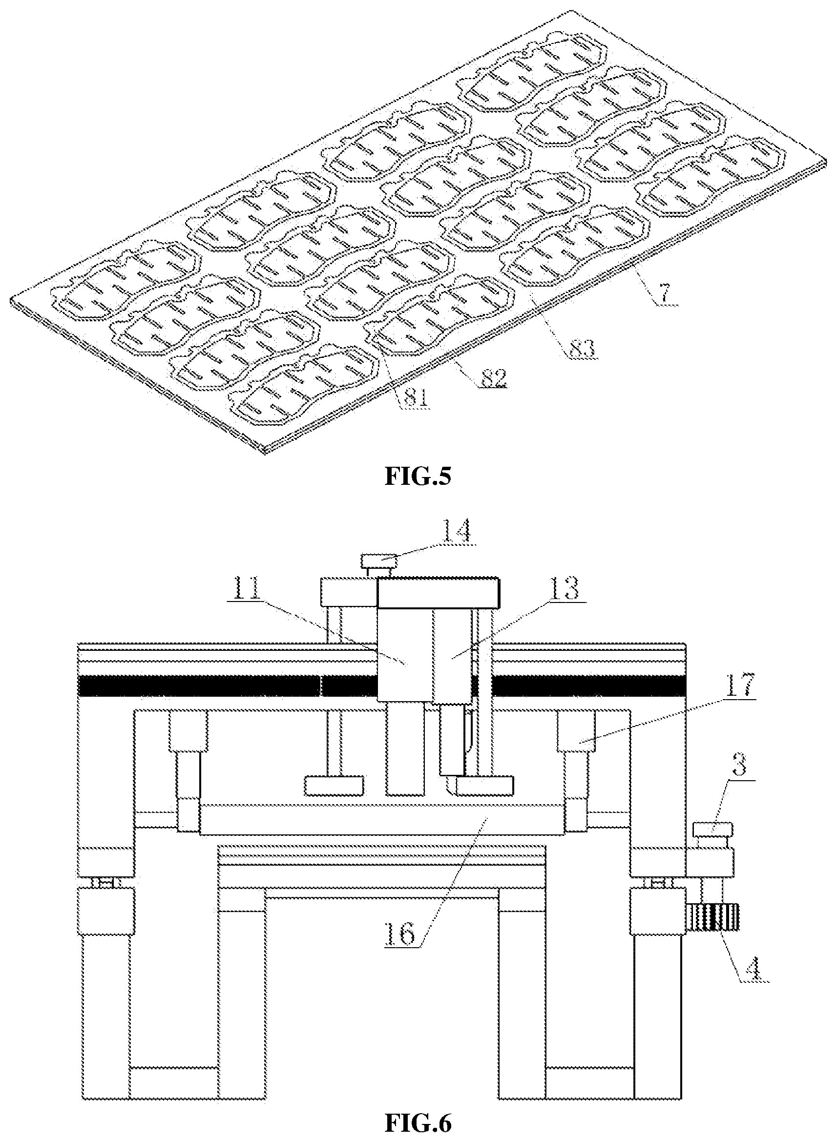 Patent US11787004 Figure 4 – Steel backing plate wiredrawing equipment and method