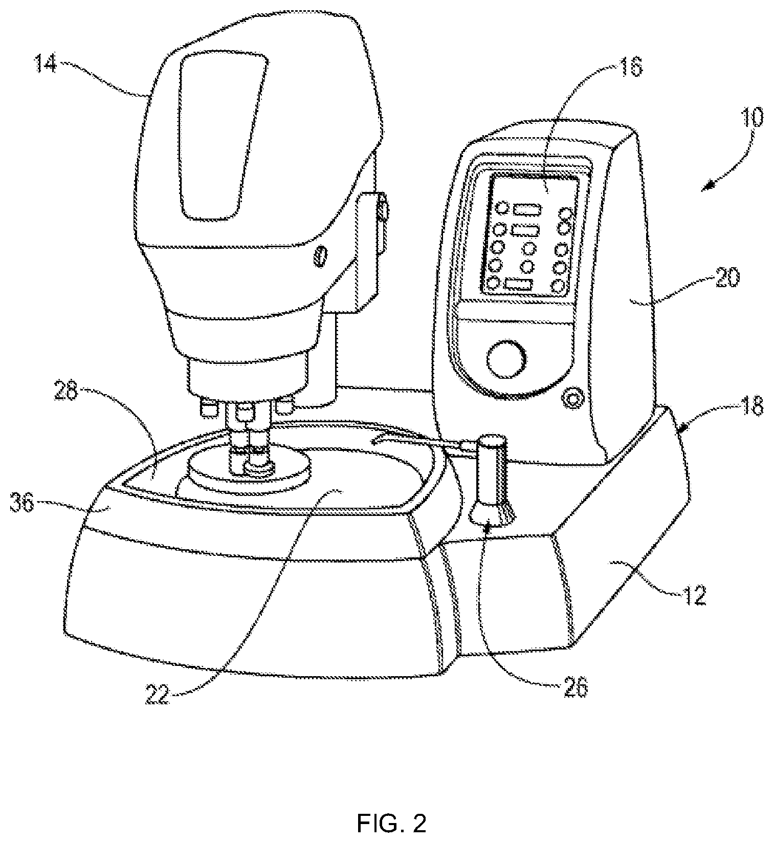 Patent US11787007 Figure 2 – Methods and apparatus to control a fluid dispenser on a metallurgical specimen preparation machine