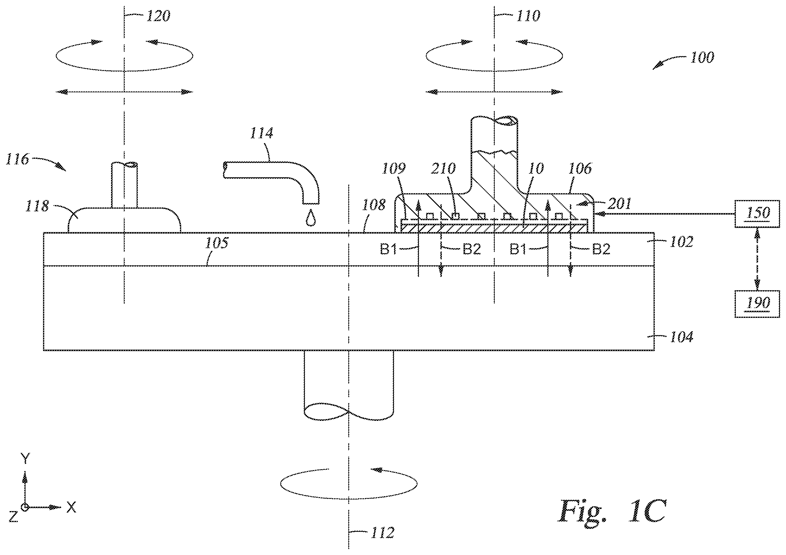 Patent US11787008 Figure 3 – Chemical mechanical polishing with applied magnetic field