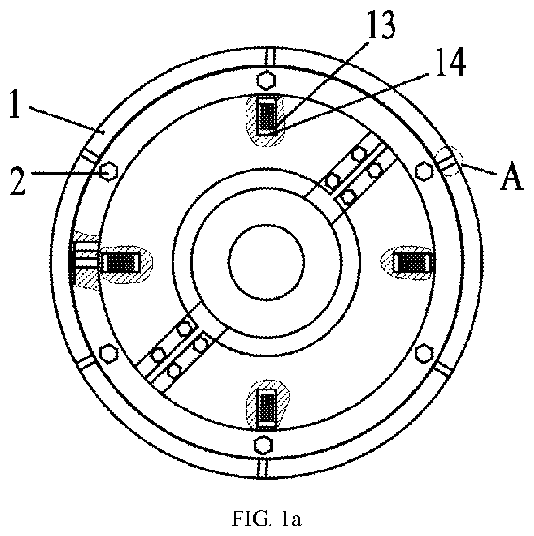Patent US11787011 Figure 1 – Grinding wheel for online measurement of grinding force