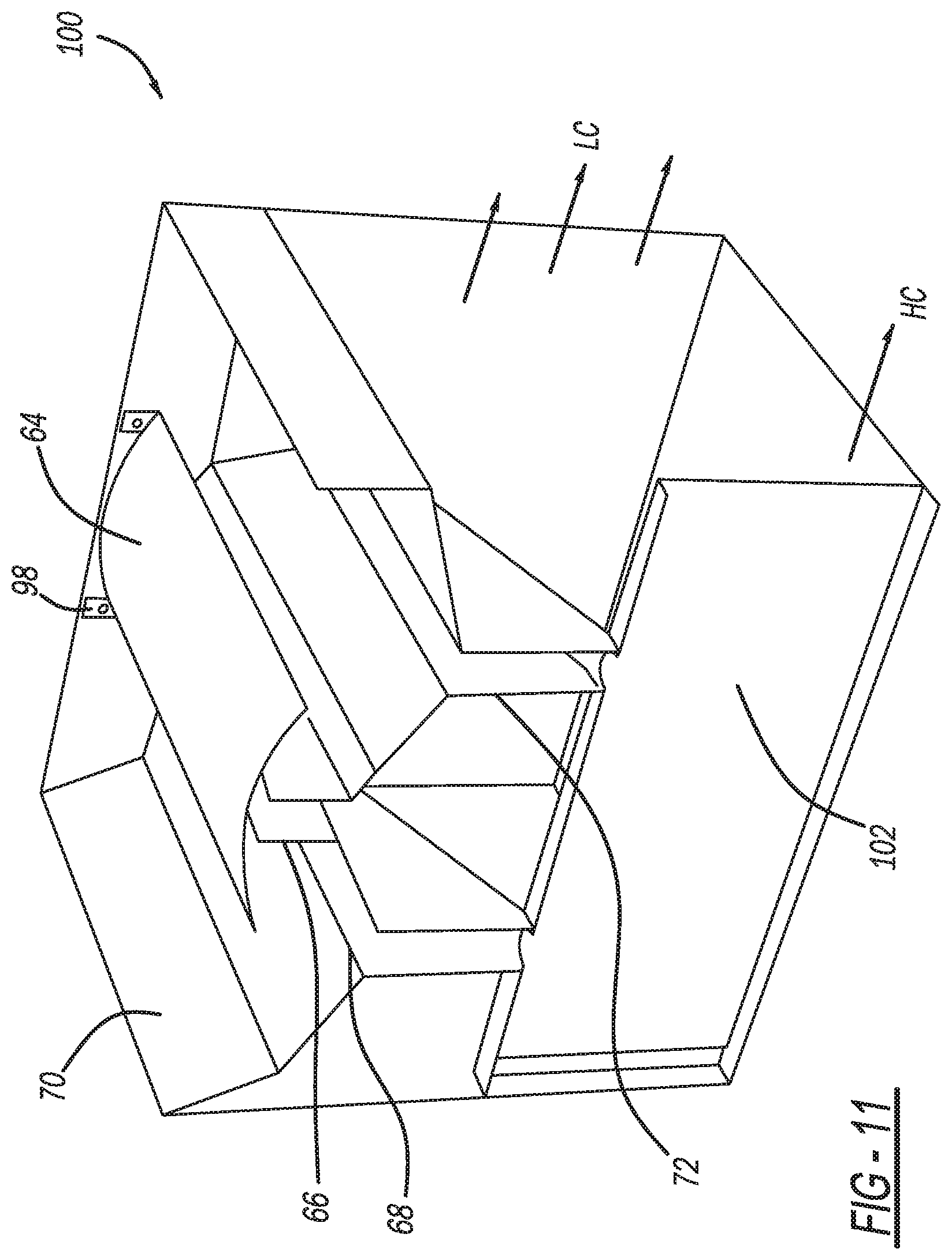 Patent US11787013 Figure 11 – Separation device for coating blasting and coating stripping booths