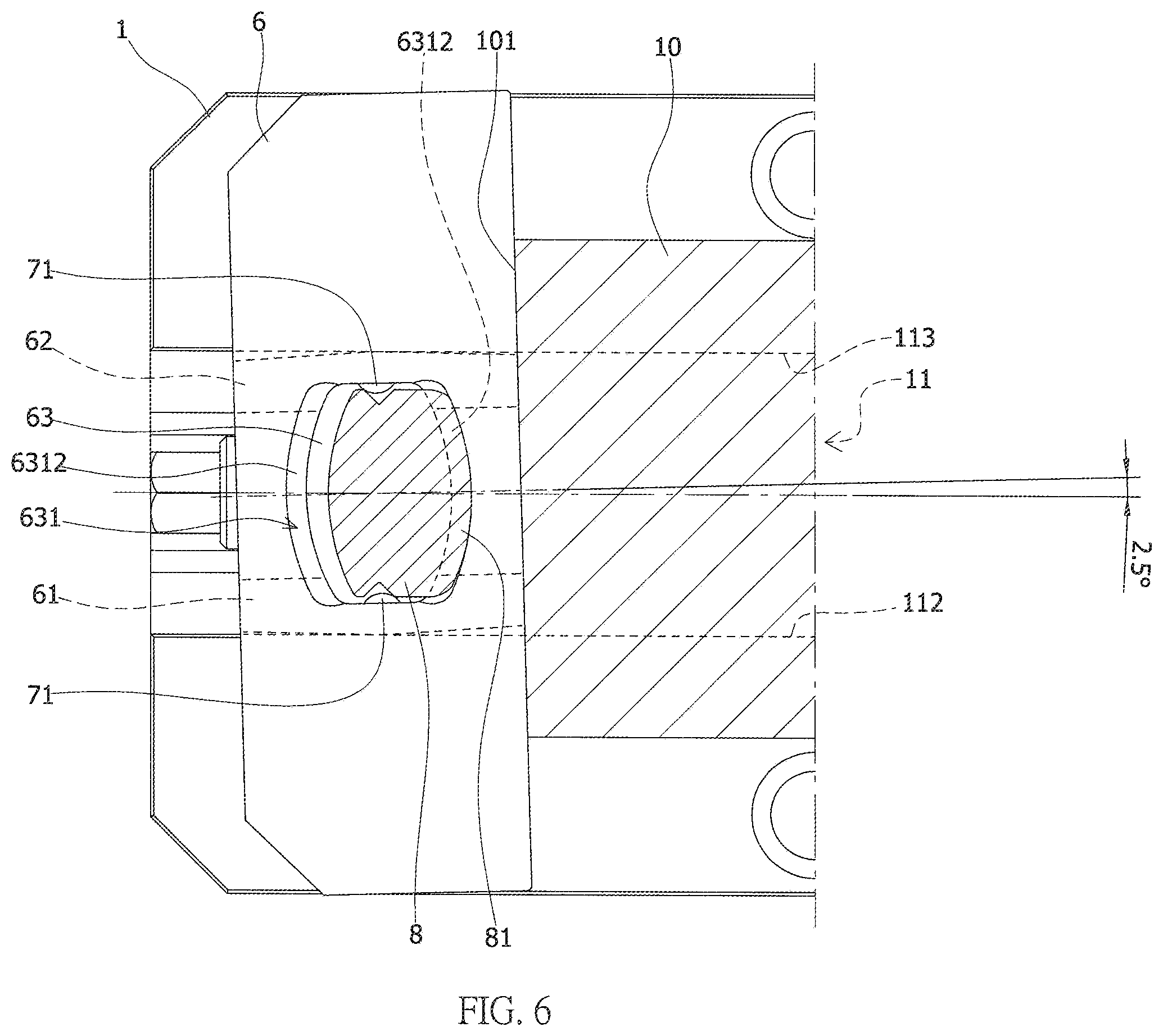 Patent US11787014 Figure 6 – Vice jaw deflecting structure