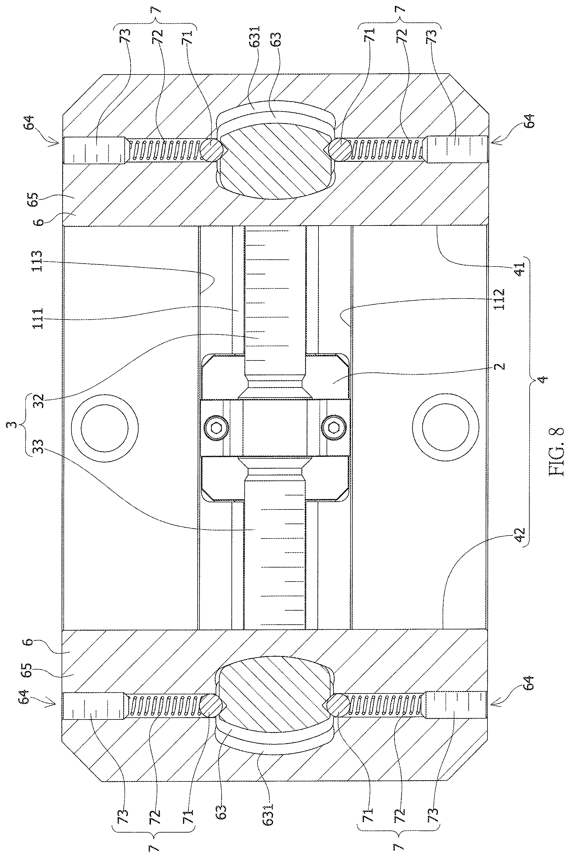 Patent US11787014 Figure 8 – Vice jaw deflecting structure