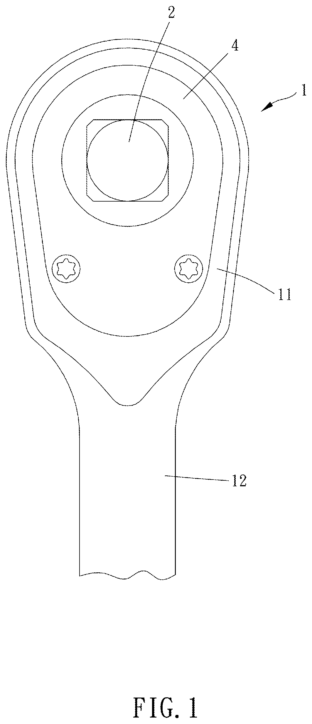 Patent US11787019 Figure 1 – Wrench and method for manufacturing the same