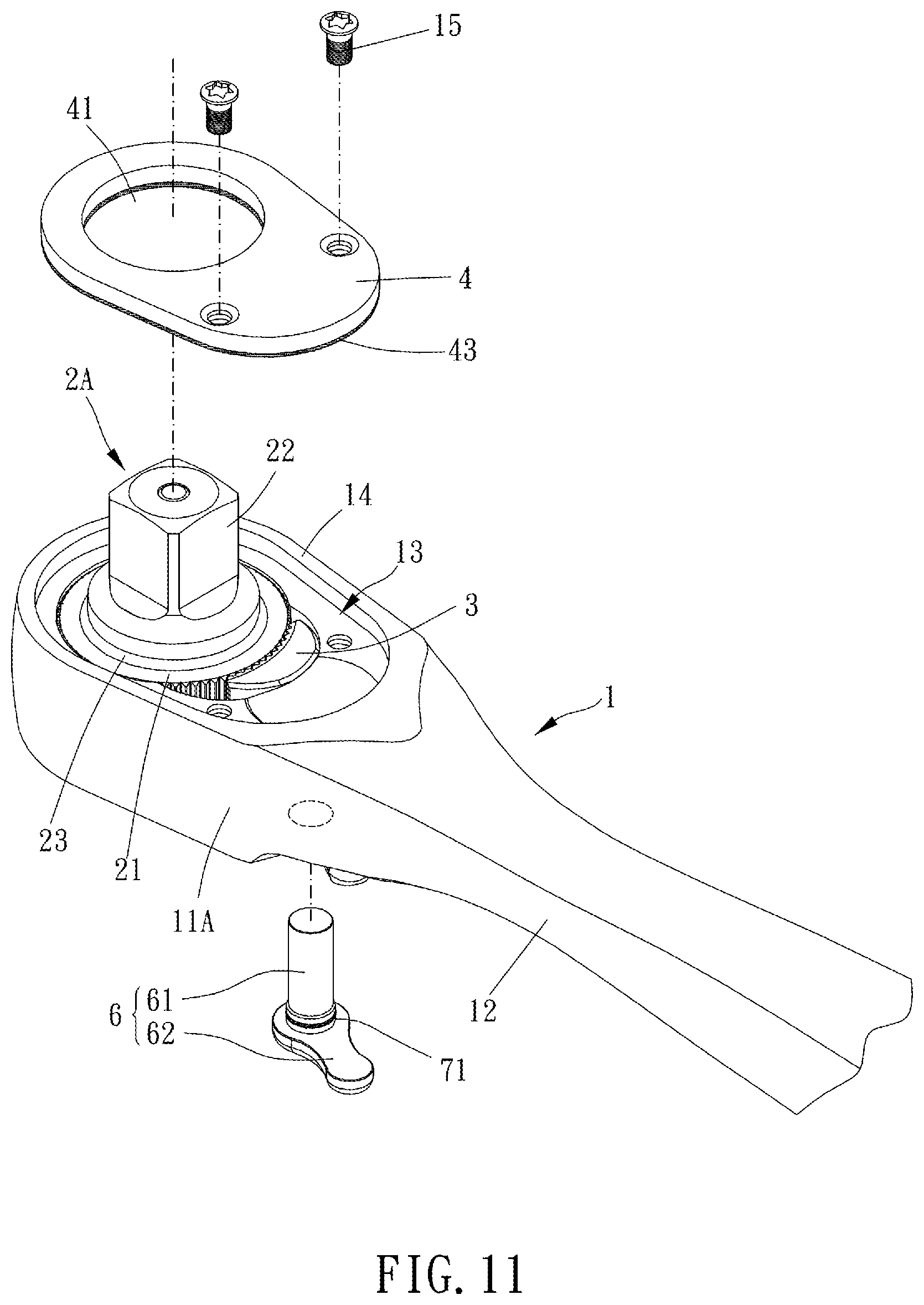 Patent US11787019 Figure 8 – Wrench and method for manufacturing the same